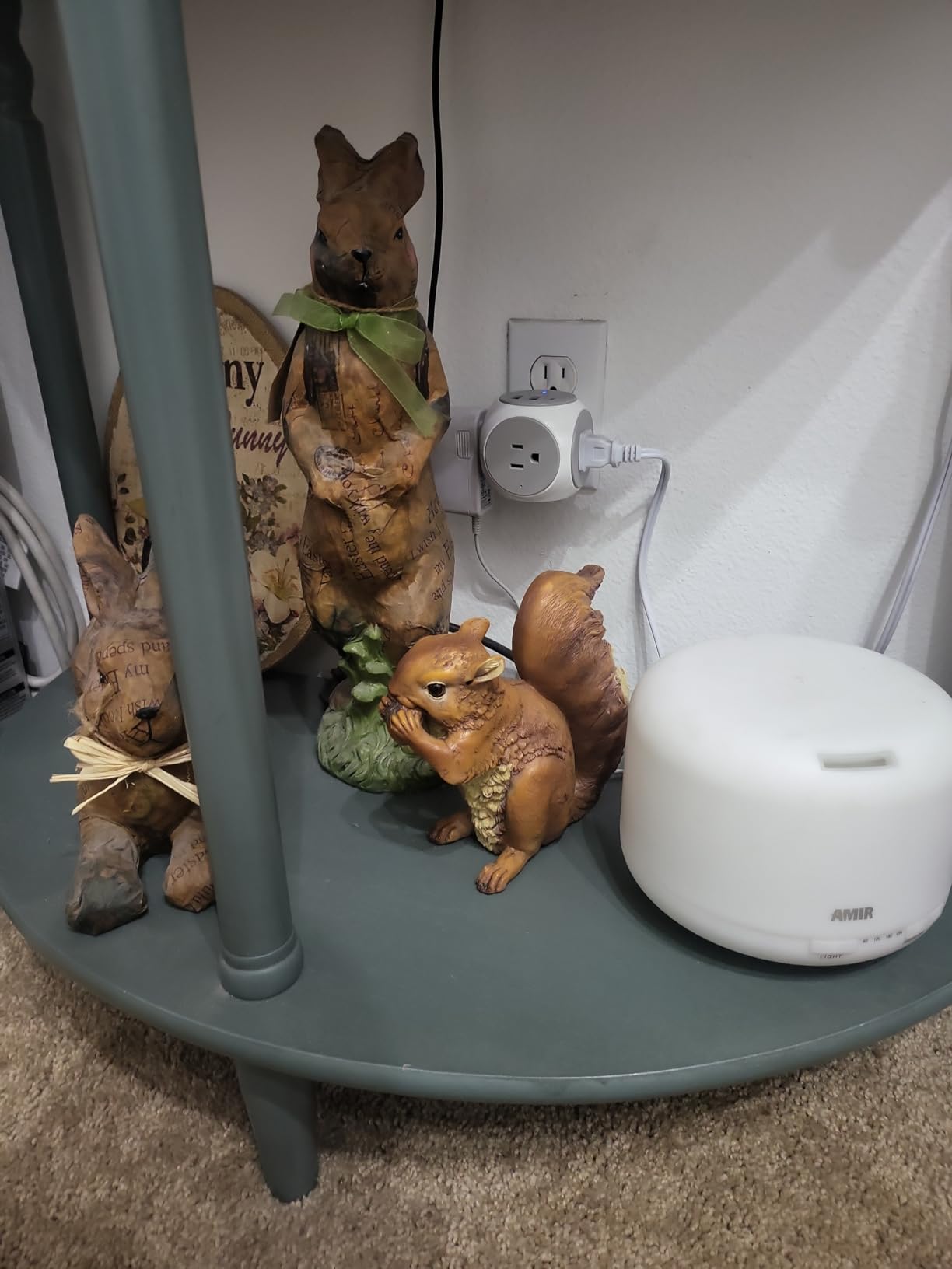 Design Toscano Scamper the Woodland Squirrel Outdoor Garden Statue, 7 Inch customer photo 2