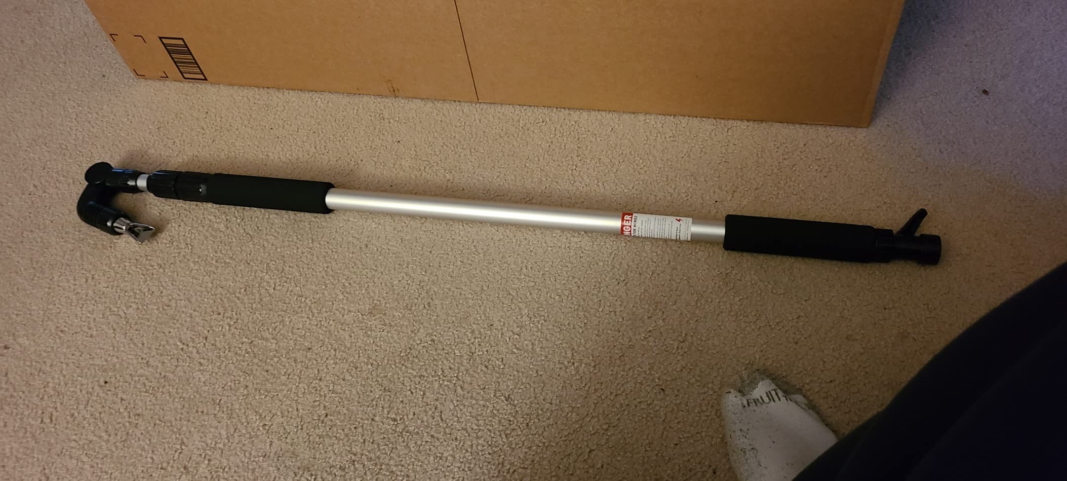 Orbit Telescoping Gutter Cleaning Wand, Silver - 58543 customer photo 1