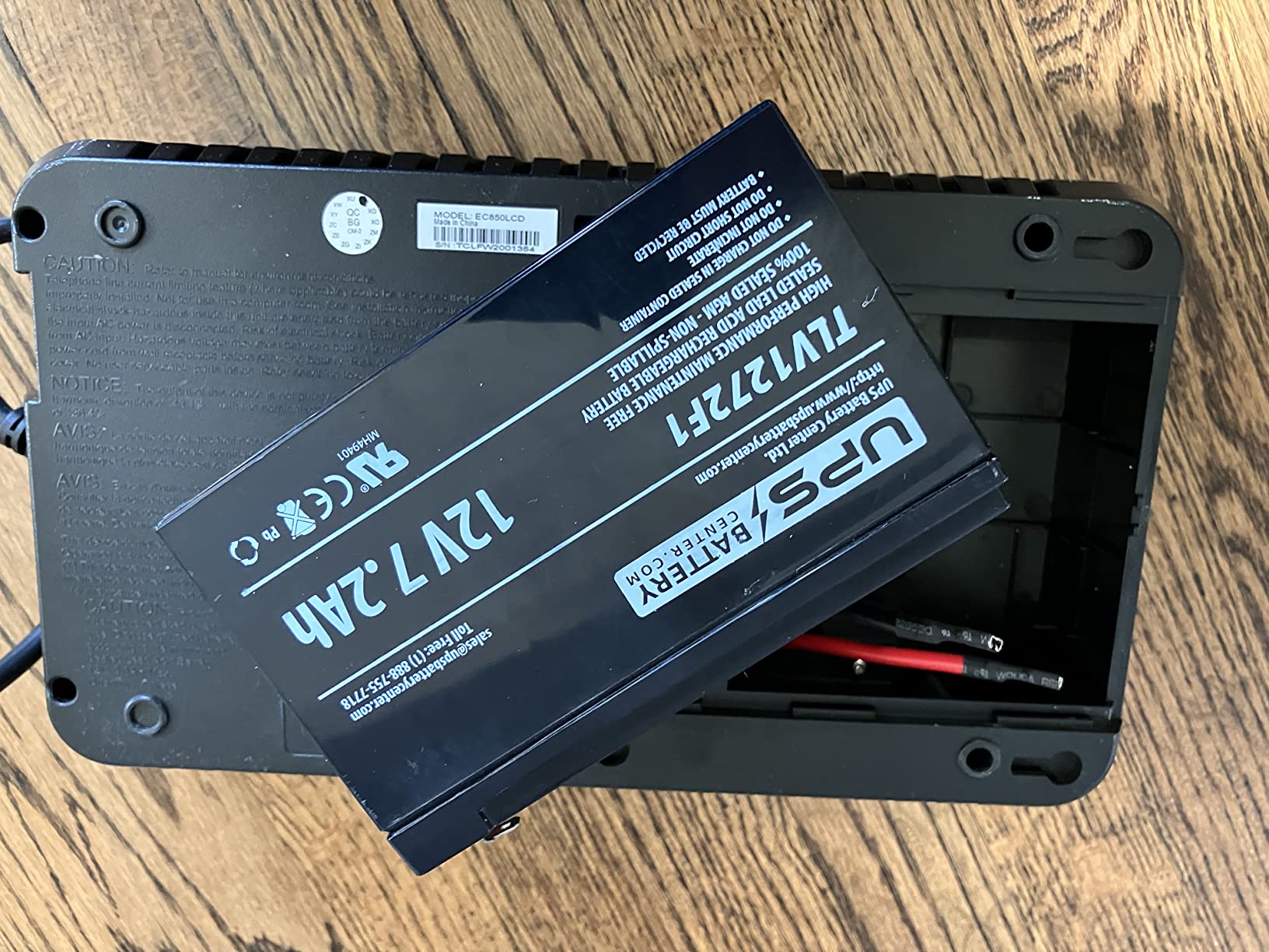 CyberPower EC850LCD Ecologic UPS Battery Backup and Surge Protector customer photo 1
