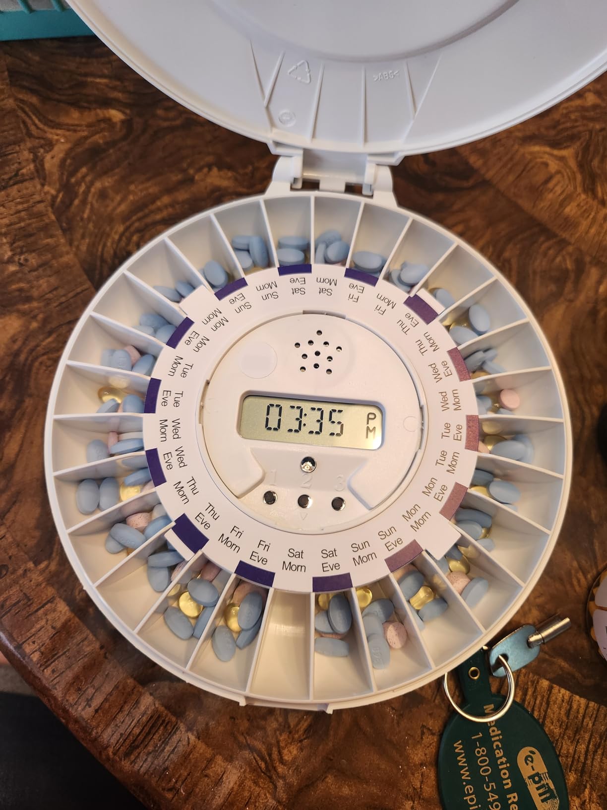 e-Pill MedTime Station Locked Automatic Medication Dispenser – Helps Prevent Missed or Double Doses for Seniors, Alzheimer's & Dementia Patients, Caregivers & Independent Living customer photo 2