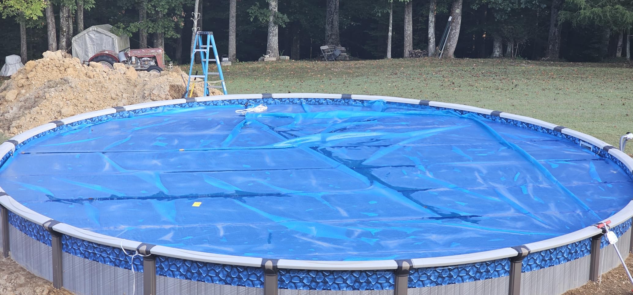 Sun2Solar Blue 18 ft Round Solar Cover | 8 Mil | Heat Retaining customer photo 2