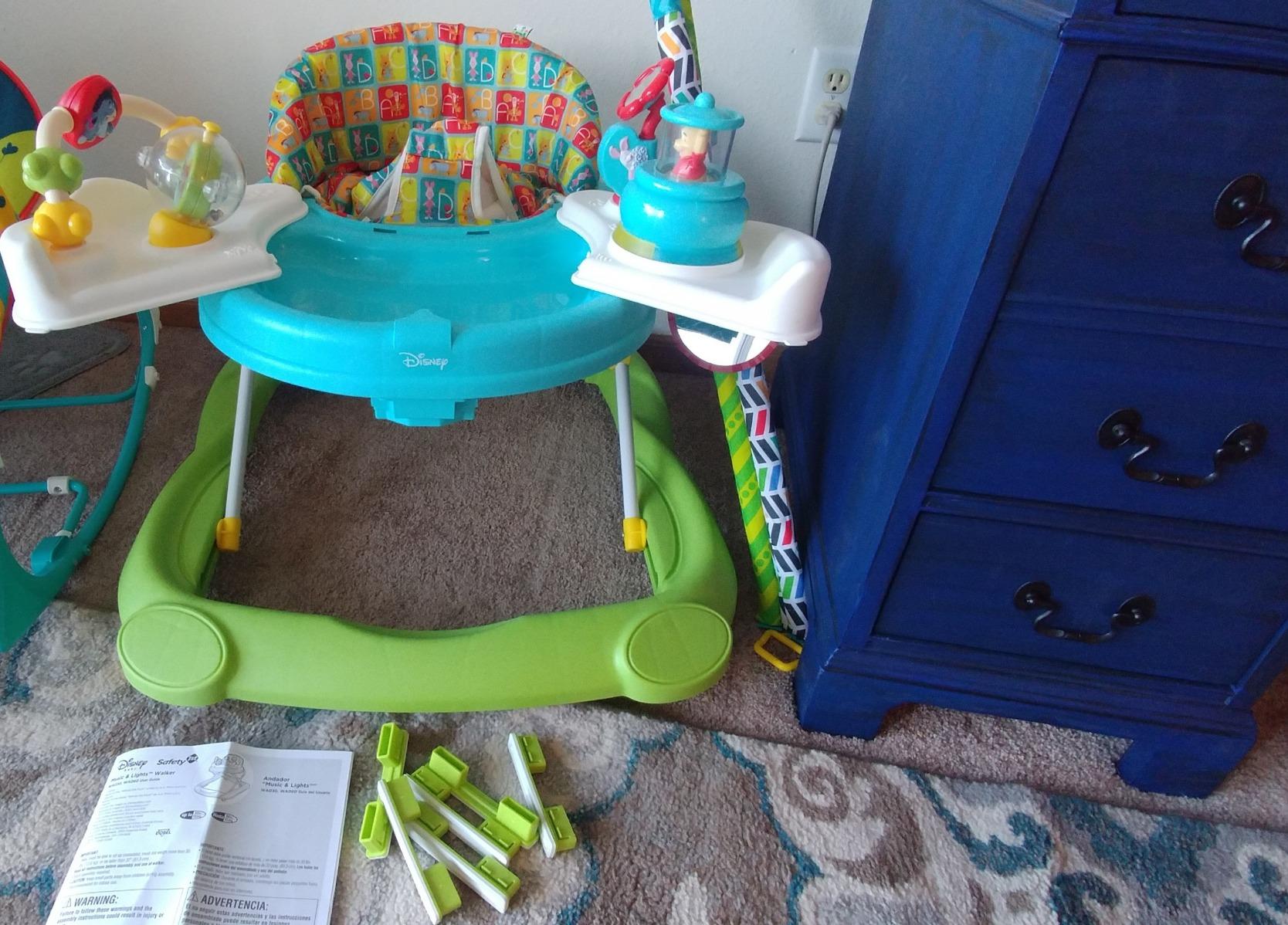 Disney Baby Princess Walker with Wheels, Pink Baby Walkers and Activity Center for Infants customer photo 1