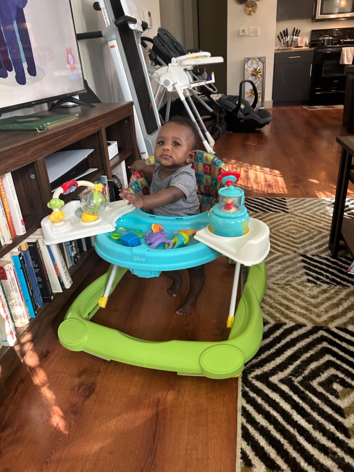 Disney Baby Princess Walker with Wheels, Pink Baby Walkers and Activity Center for Infants customer photo 2