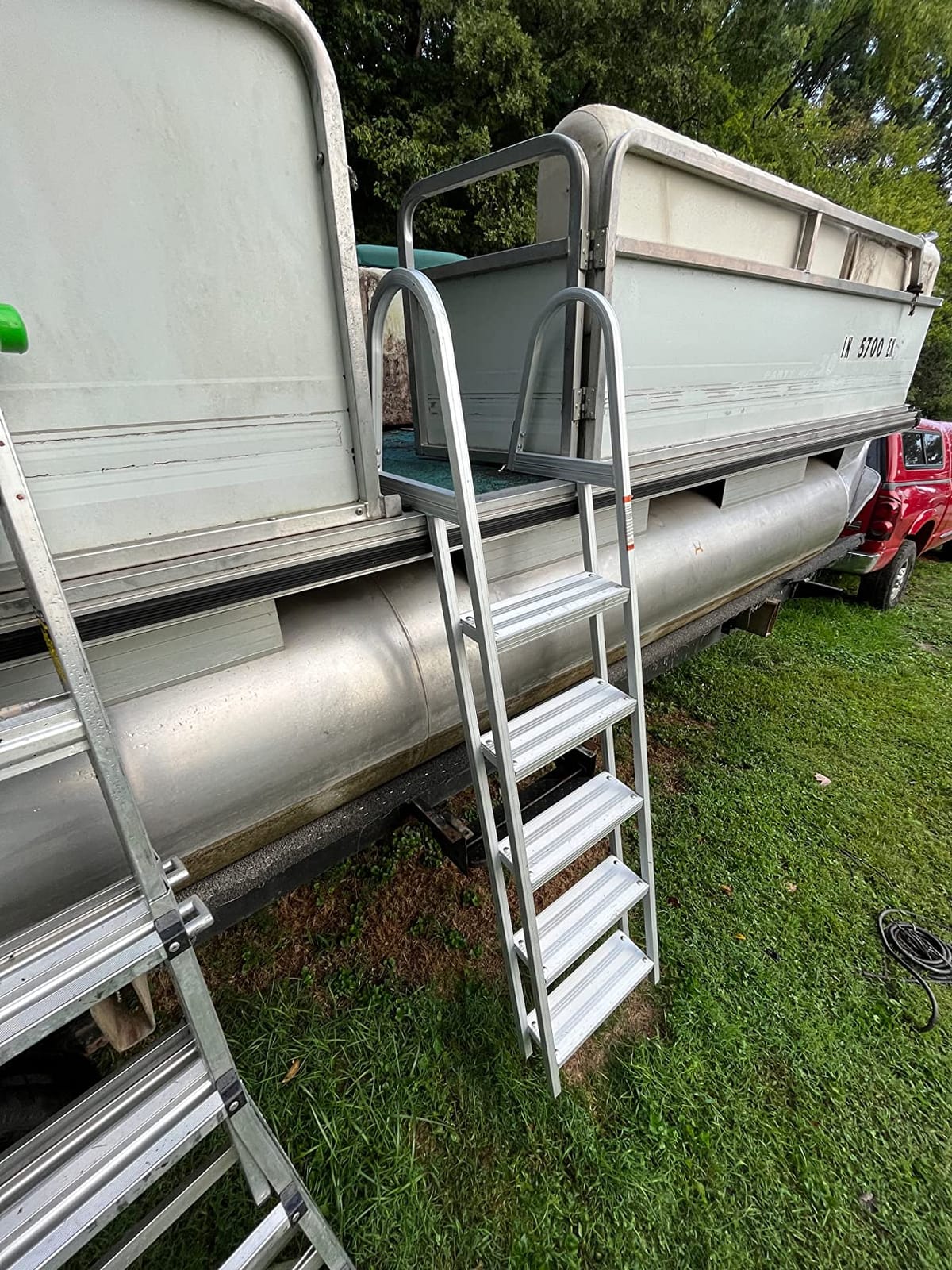 RecPro 5-Step Marine Boarding Ladder customer photo 2