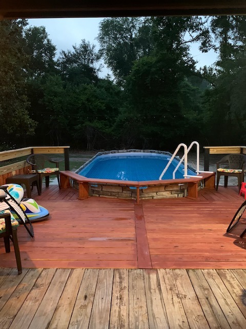 Aqua Select Everest in Pool Steps | White with Blue Steps customer photo 2