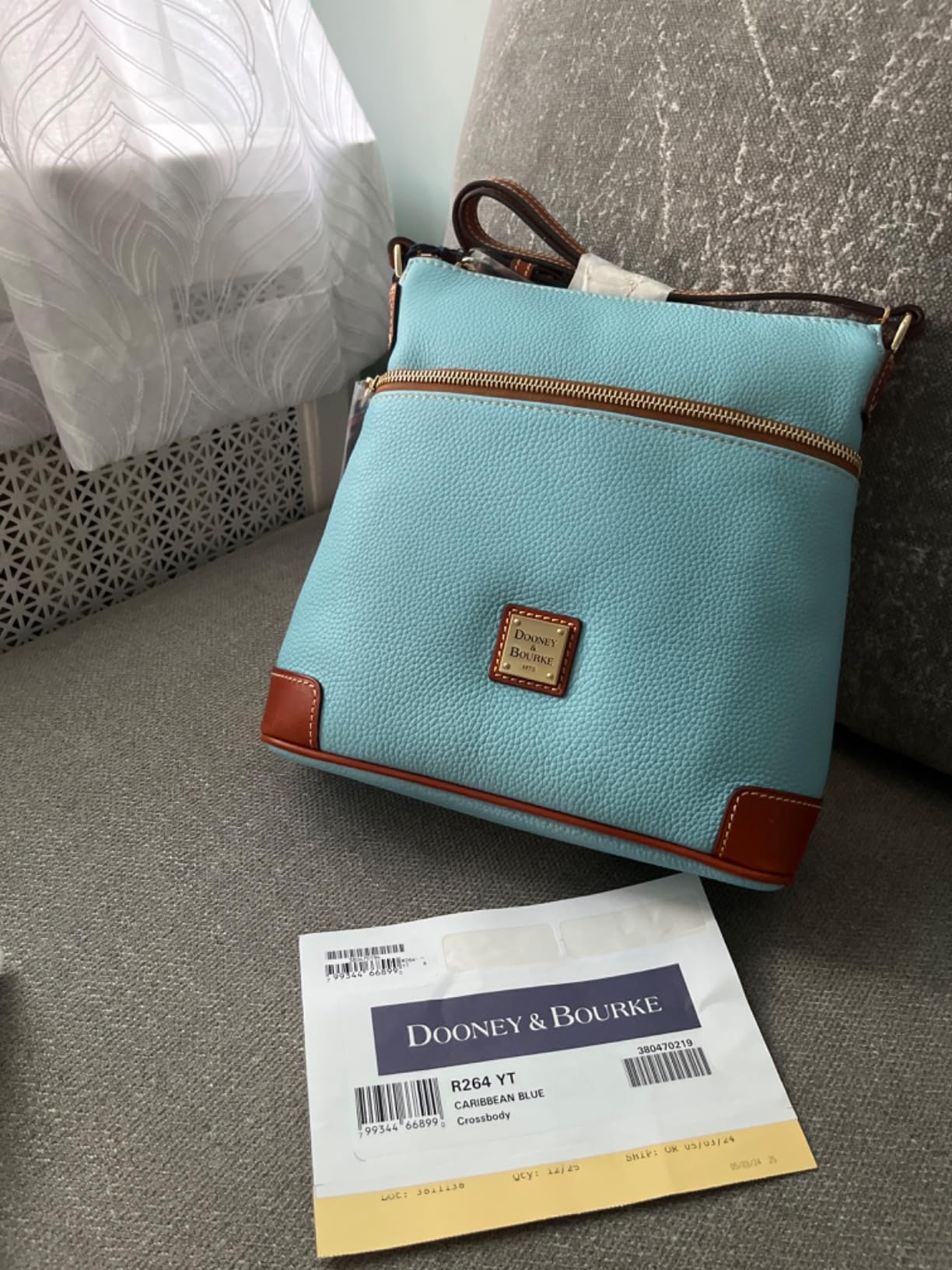 Dooney & Bourke Womens Crossbody, Large Leather Handbag with Shoulder Strap customer photo 2