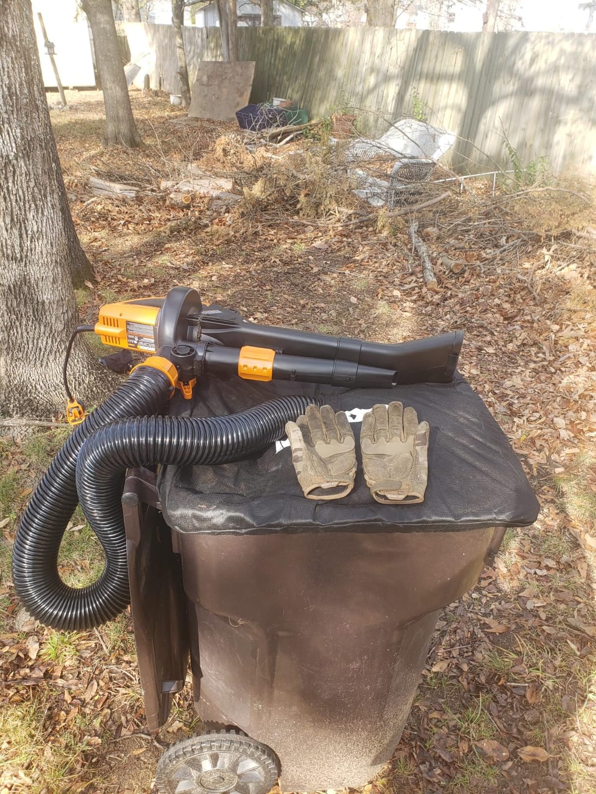 WORX Trivac 3-in-1 Electric Leaf Blower/Leaf Vacuum/Leaf Mulcher, WG509 customer photo 2