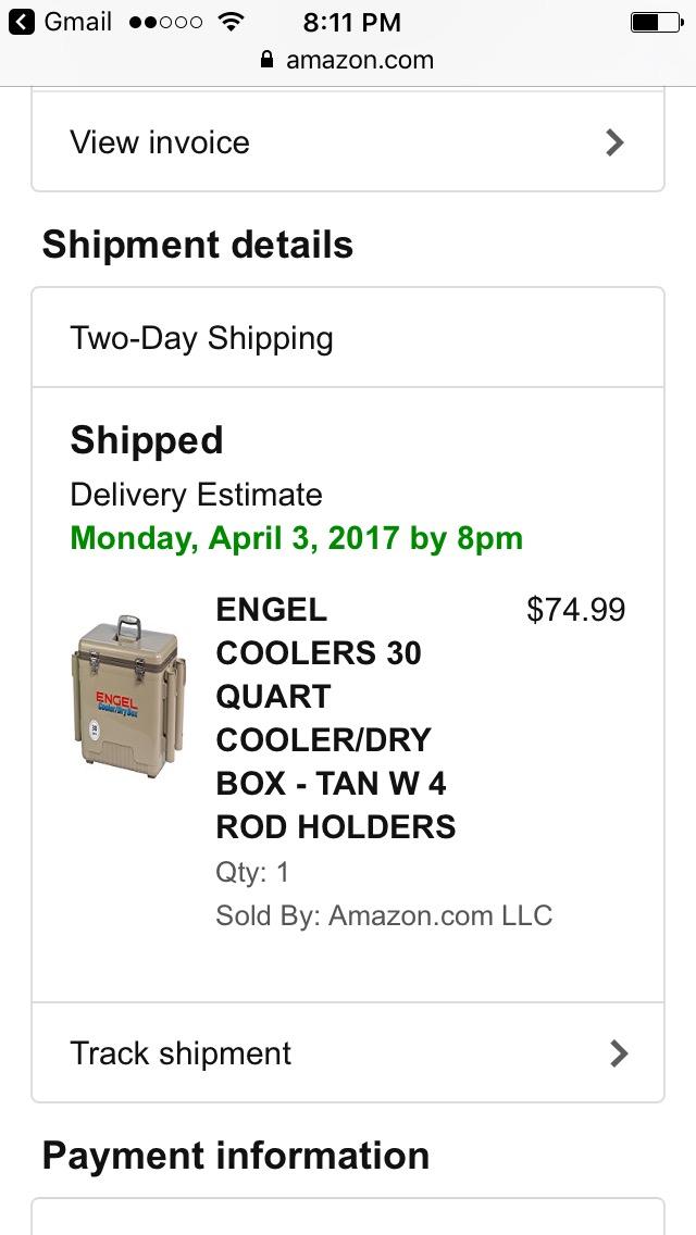 Engel UC30 Leak-Proof, Air Tight, Fishing Drybox Cooler with Built-in Fishing Rod Holders, Also Makes The Perfect Hard Shell Lunchbox for Men and Women customer photo 1