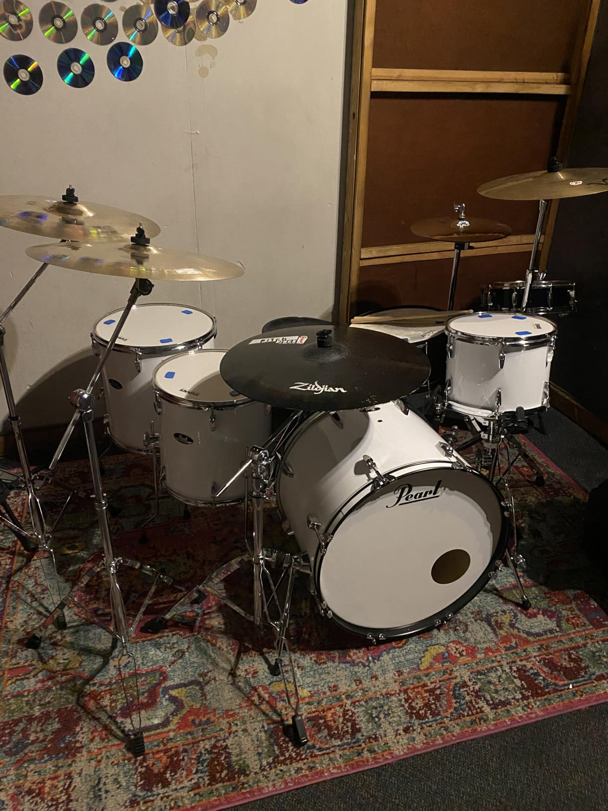 Pearl Roadshow Drum Set 5-Piece Complete Kit with Cymbals and Stands, Bronze Metallic (RS525WFC/C707) customer photo 1