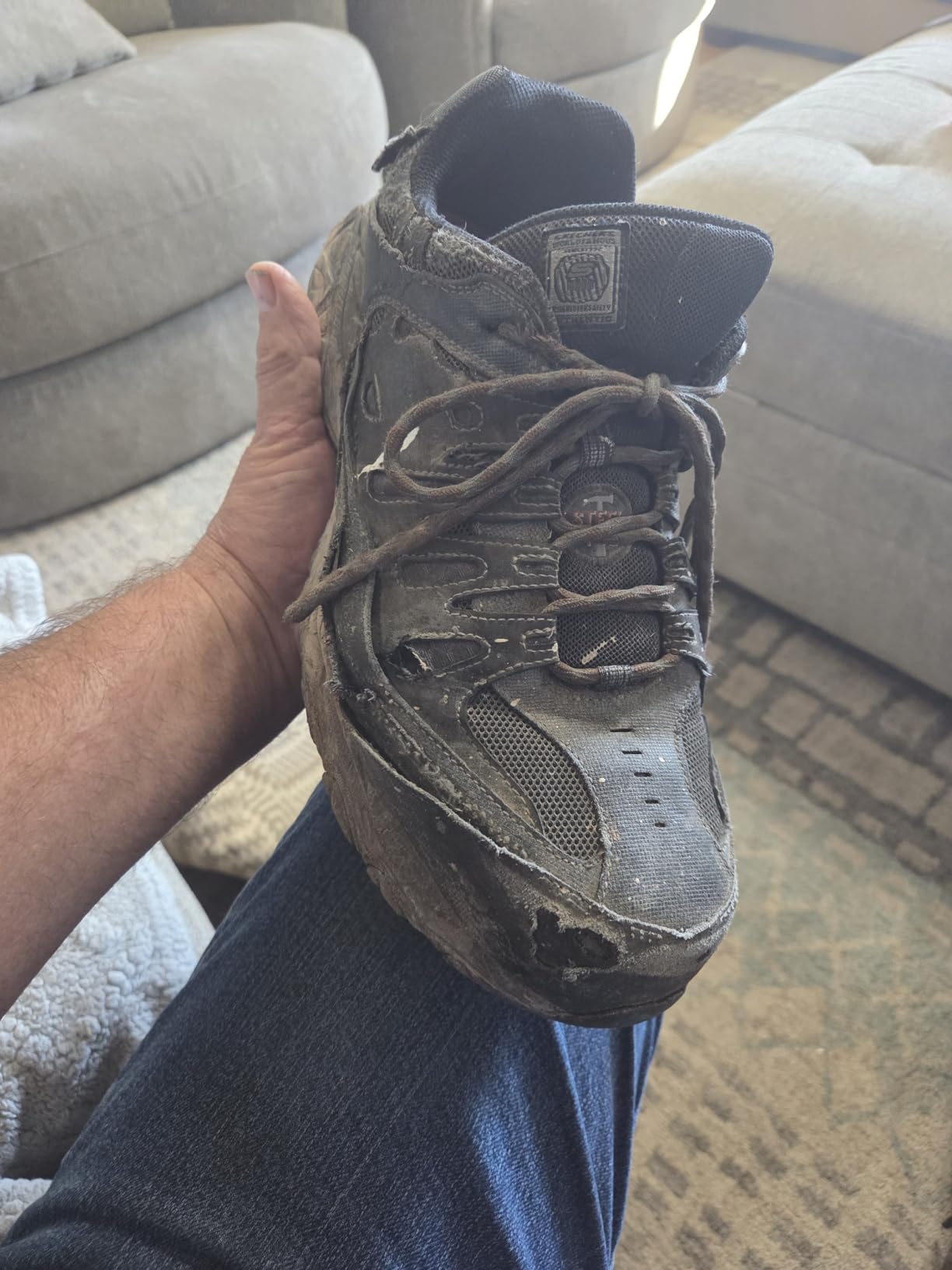 Skechers Men's Cankton Steel Toe Lace Up customer photo 1