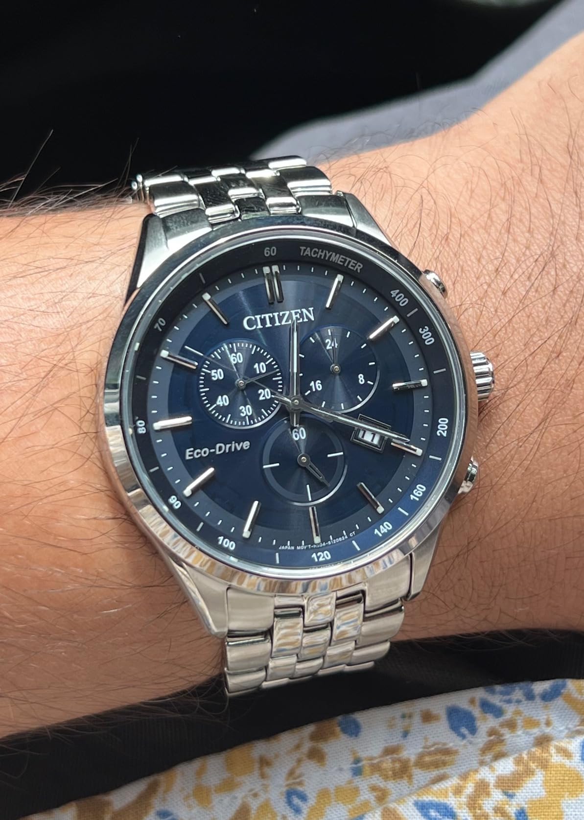 Citizen Men's Classic Corso Eco-Drive Watch, Chronograph, 12/24 Hour Time, Date, Sapphire Crystal customer photo 1