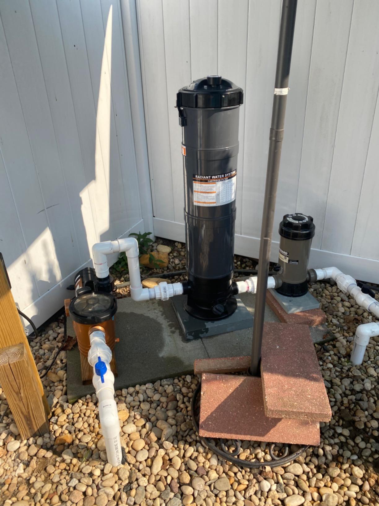 Rx Clear Radiant Cartridge Pool Filter for Above Ground Swimming Pools | PRC90 | Pools up to 15,000 Gallons | Energy Efficient | Corrosion Proof | Filter Cartridge Included customer photo 1