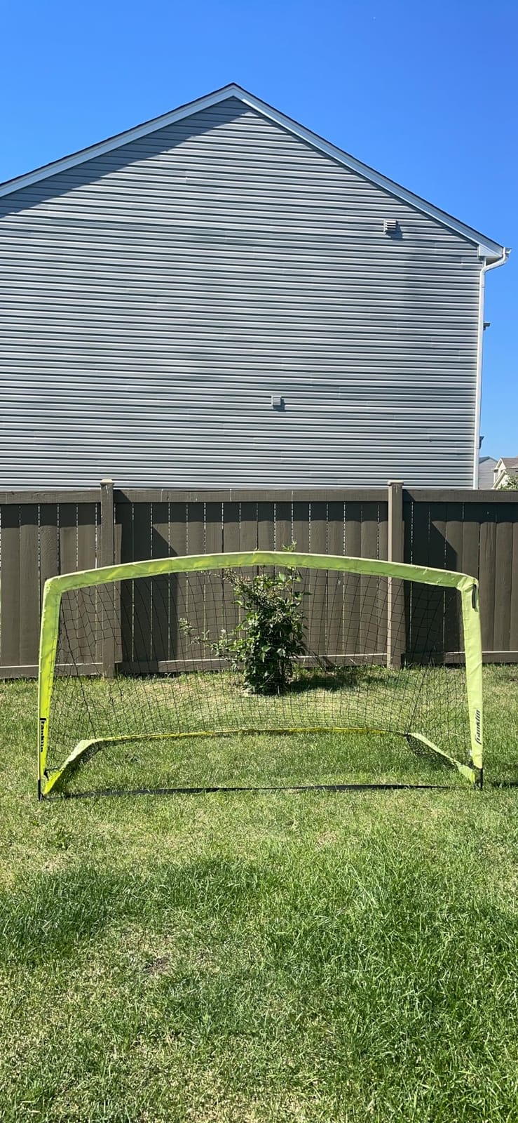 Franklin Sports Blackhawk Backyard Soccer Goal - Portable Pop Up Soccer Nets - Youth + Adult Folding Indoor + Outdoor Goals - Multiple Sizes + Colors customer photo 2