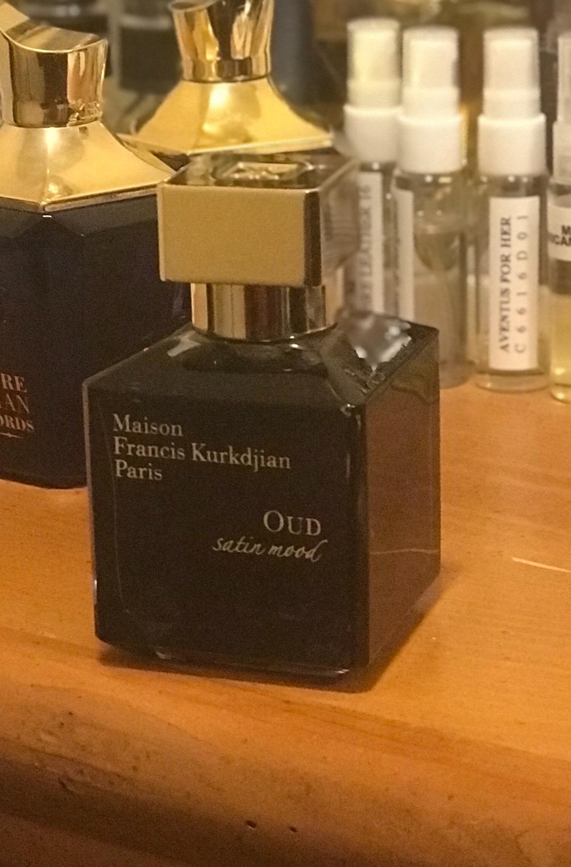 Maison Francis Kurkdjian Oud Satin Mood Eau De Parfum Spray, Vanilla Scented Amber Accord, 2.4 Fl Oz customer photo 1
