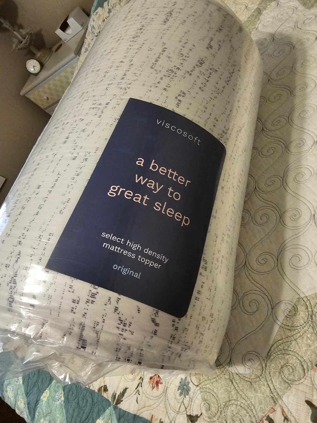 Viscosoft 3 Inch Memory Foam Mattress Topper Queen - Pain & Pressure Relief customer photo 1