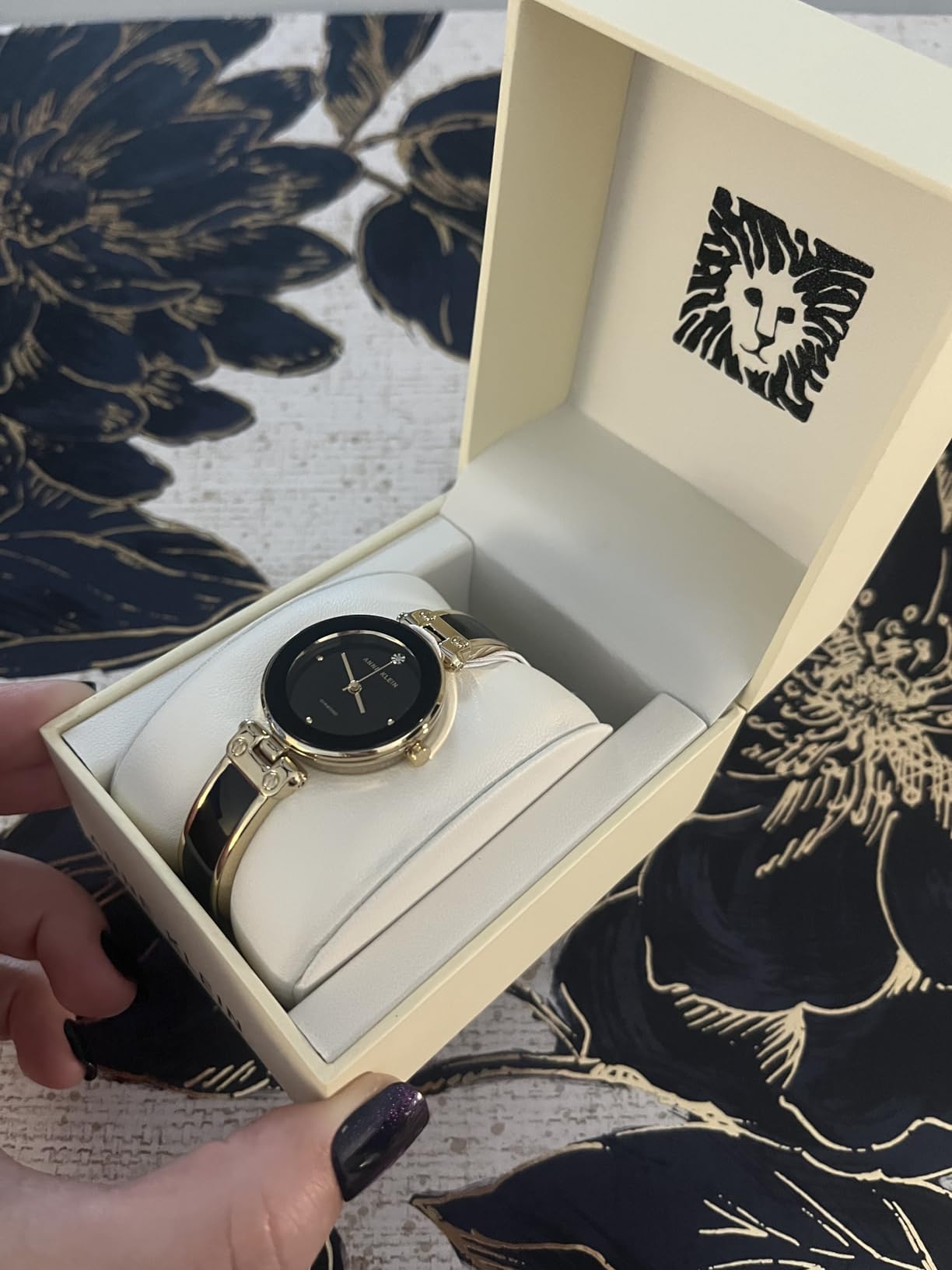 Anne Klein Women's Genuine Diamond Dial Bangle Watch customer photo 1