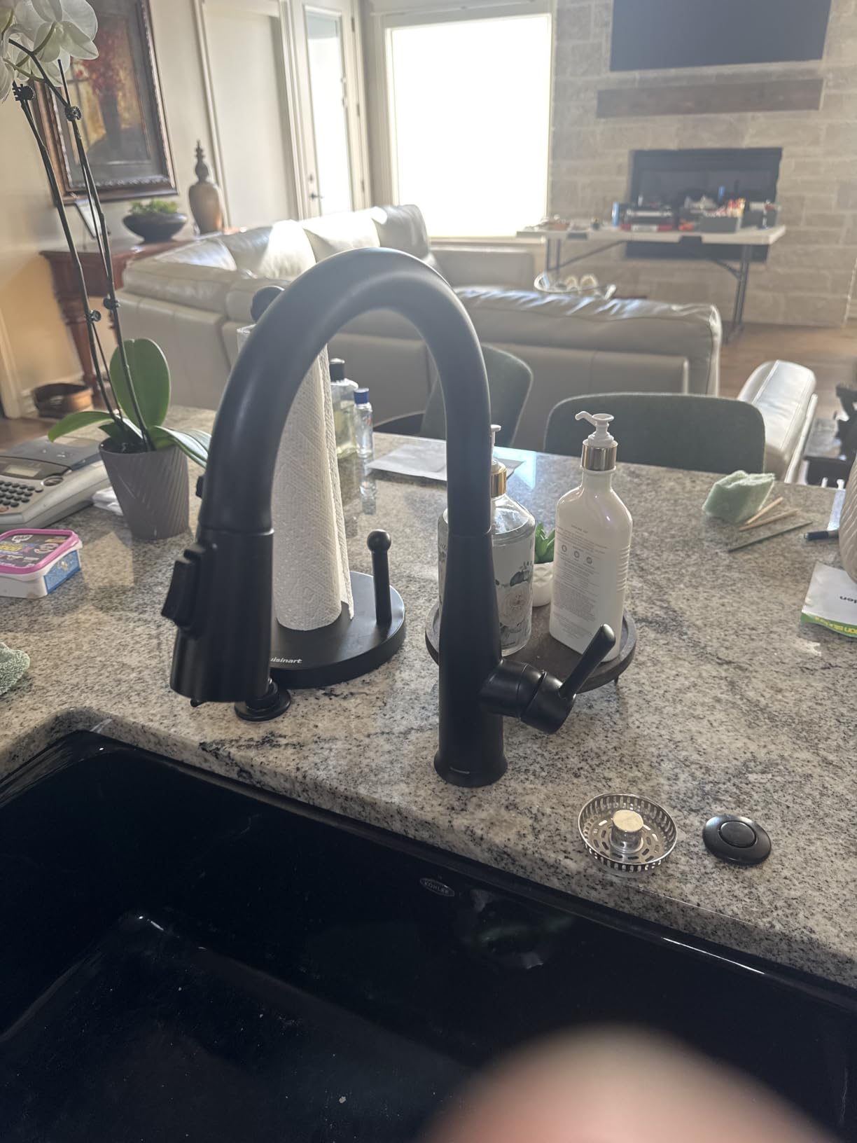 Delta Essa Brushed Nickel Touch Kitchen Faucet with Pull Down Sprayer, Modern Single Hole Touch On Kitchen Sink Faucet, Single Handle, Arctic Stainless 9113T-AR-DST customer photo 2