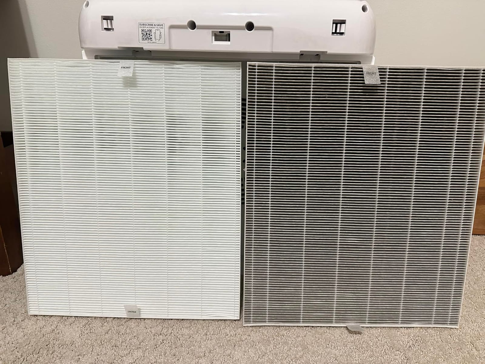 COWAY Air Purifier for Home Up to 1,748ft², HEPA Filter for Smoke, Allergies, Pet Dander, Odor, Air Quality Monitor, Auto&Eco Mode, Timer, Filter Indicator, 3yr Warranty, Mighty AP-1512HH(W), White customer photo 1
