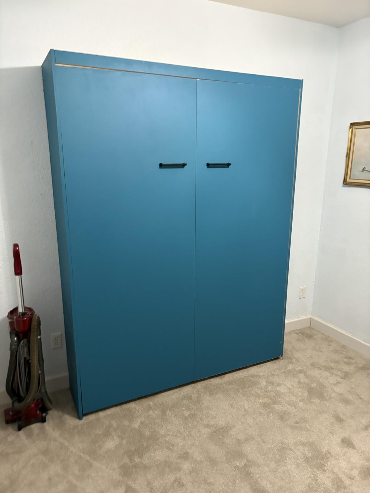 Queen Size Murphy Bed Hardware Kit — Vertical Wall Bed Frame | DIY Murphy Bed Kit with Gas Pistons + 3 Step-by-Step Guides | Made in North America | Hideaway Bed Mechanism customer photo 2