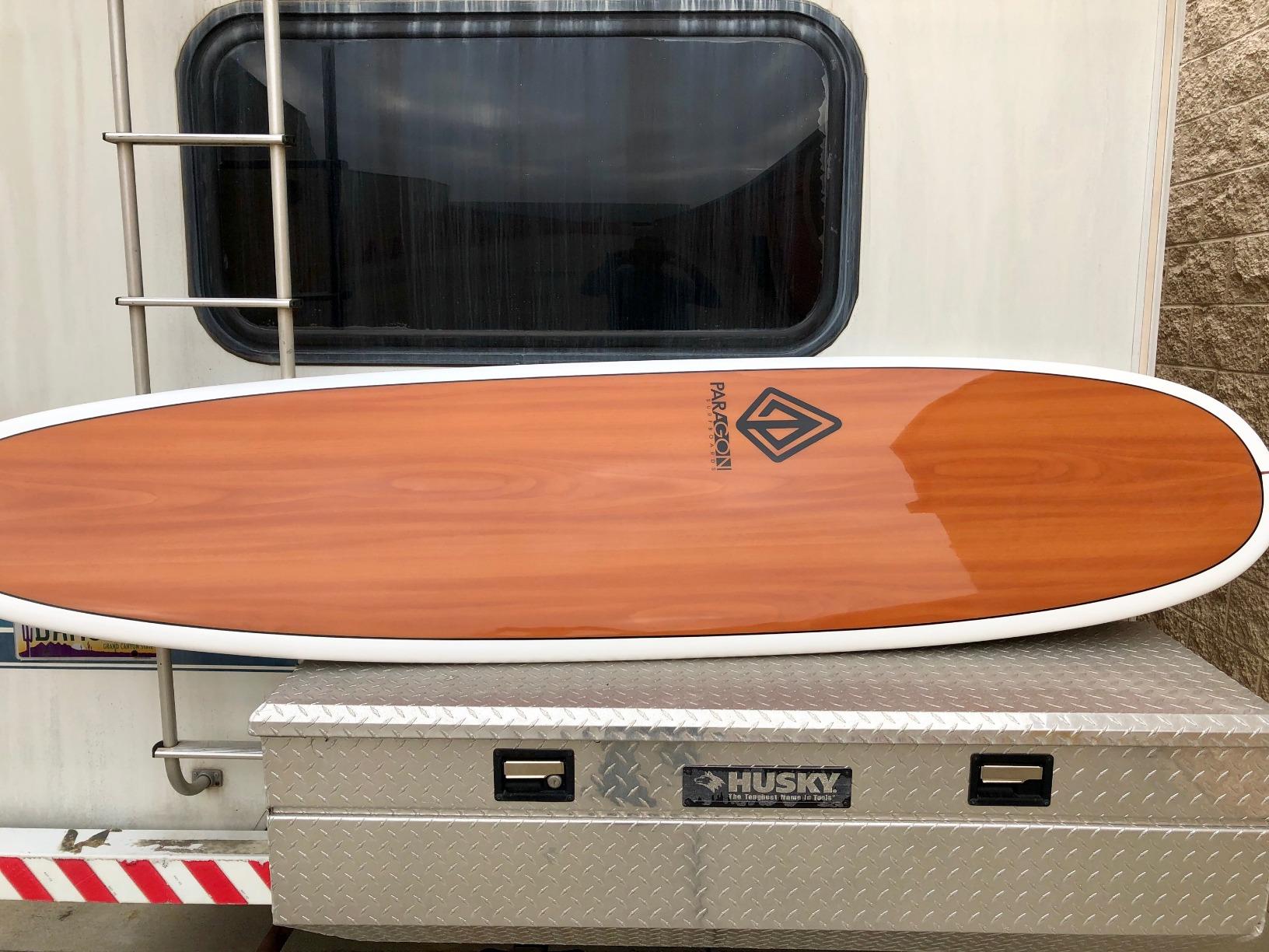 Fiberglass Surfboard | Fun & Easy to Ride Mini Longboard for All Surfing Skill Levels | 7'6 | 7'8 customer photo 2