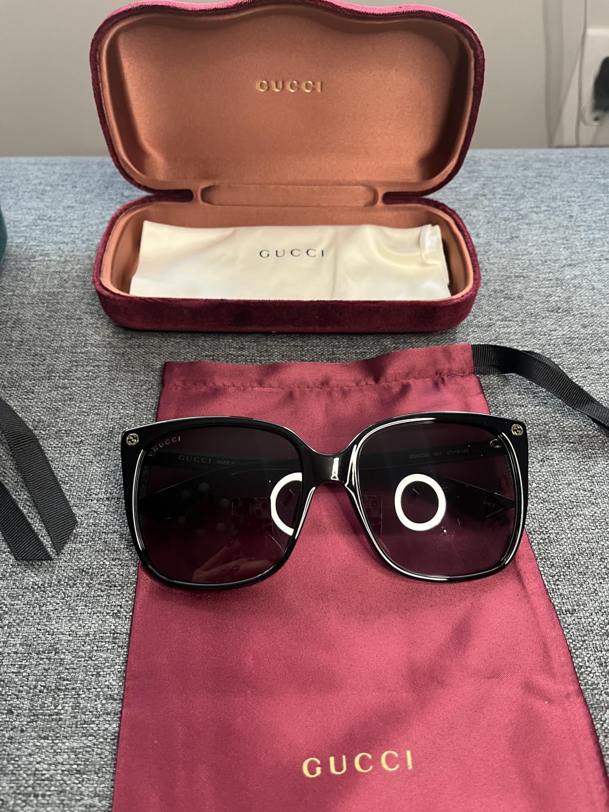 Gucci Women's Lightness Square Sunglasses customer photo 1