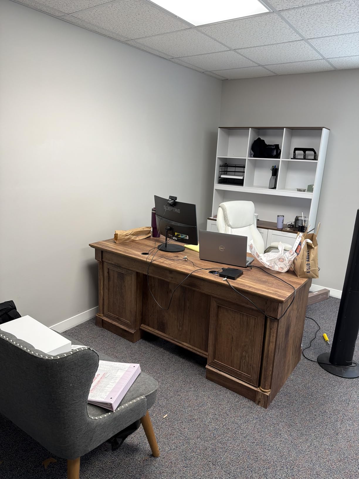 Sauder Palladia Executive Desk, 29.5