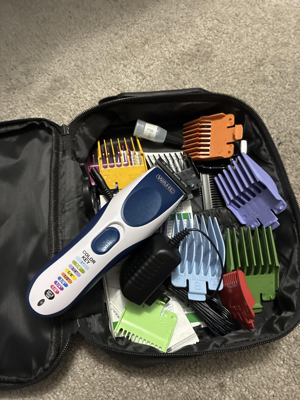 Wahl Color Pro Cordless Rechargeable Hair Clipper & Trimmer, Color Guards customer photo 2