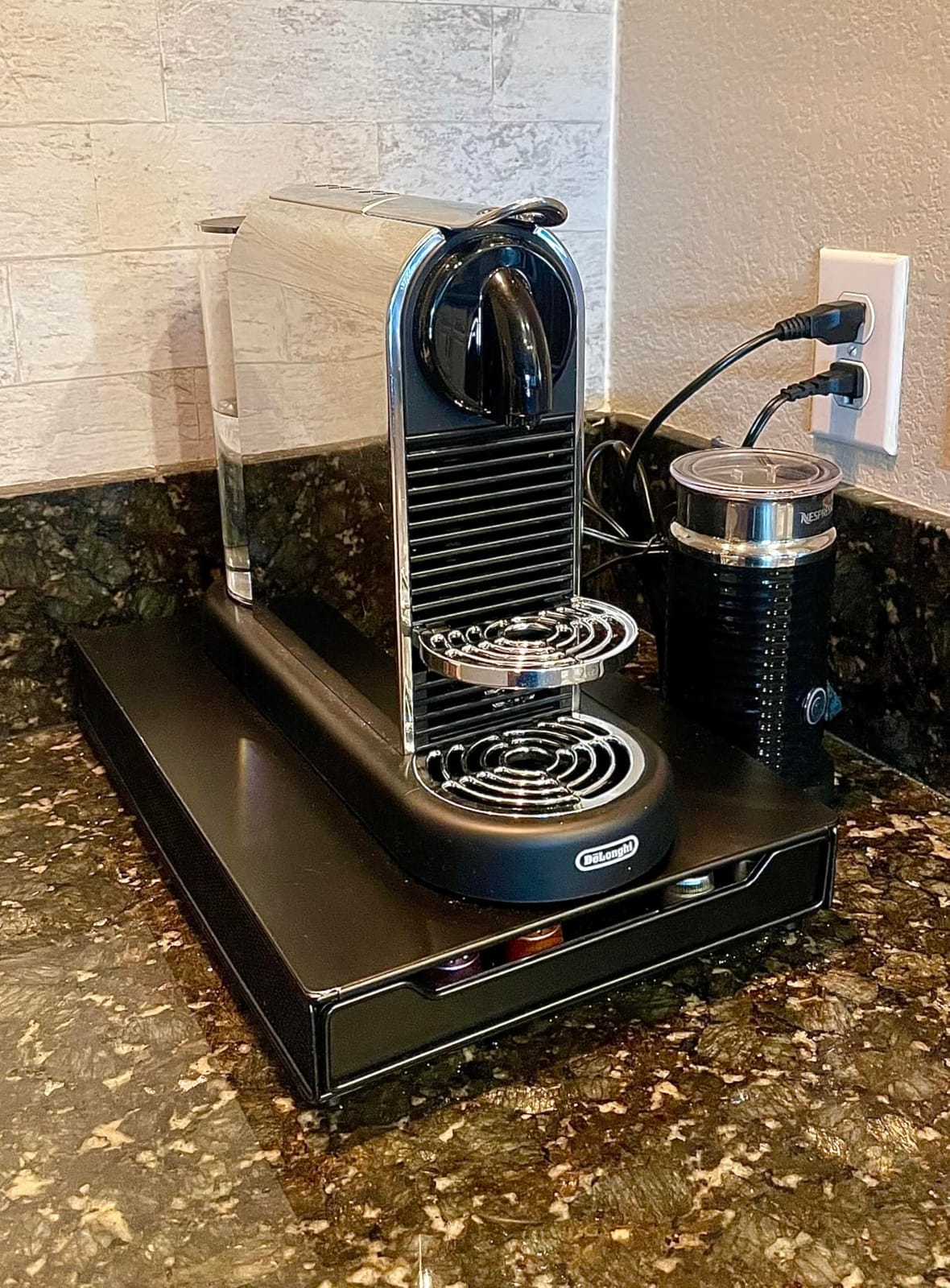 Nespresso Aeroccino 3 Milk Frother, Black, Steel | Steel customer photo 1