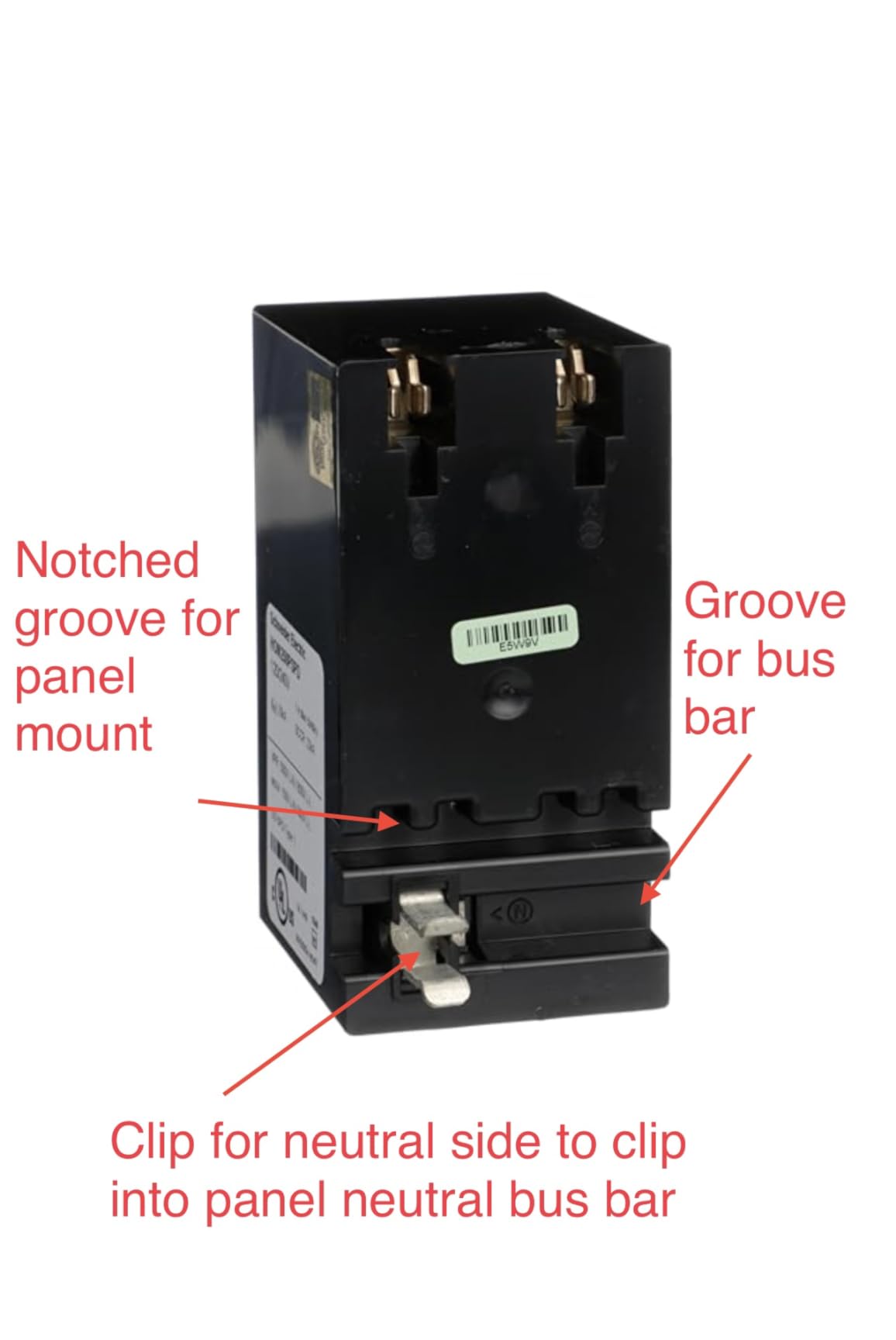 Square D - HOM250PSPD Homeline Whole House Surge Protection Device, 50kA, 120/240V, 1-Phase, No Wiring, Plug-On Neutral customer photo 1
