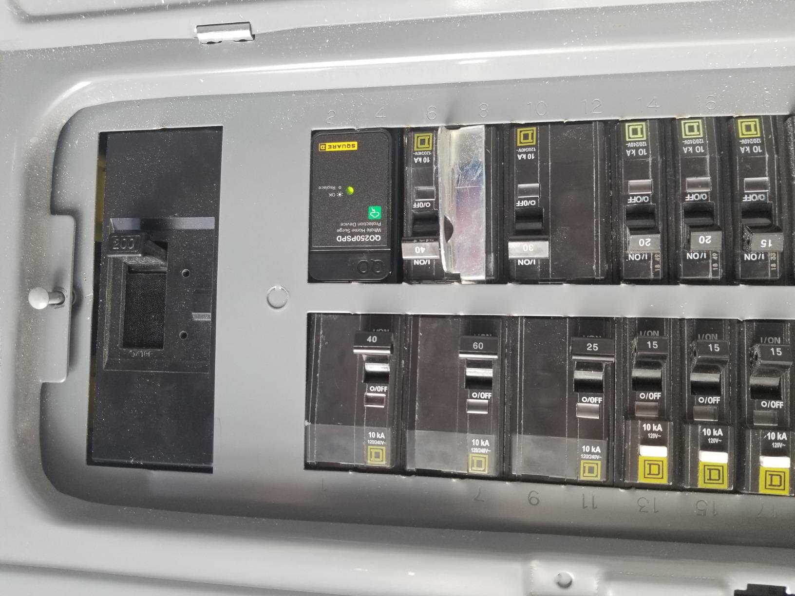 Square D - QO250PSPD QO Whole House Surge Protection Device, 50kA, 120/240V, 1-Phase, No Wiring, Plug-On Neutral customer photo 2