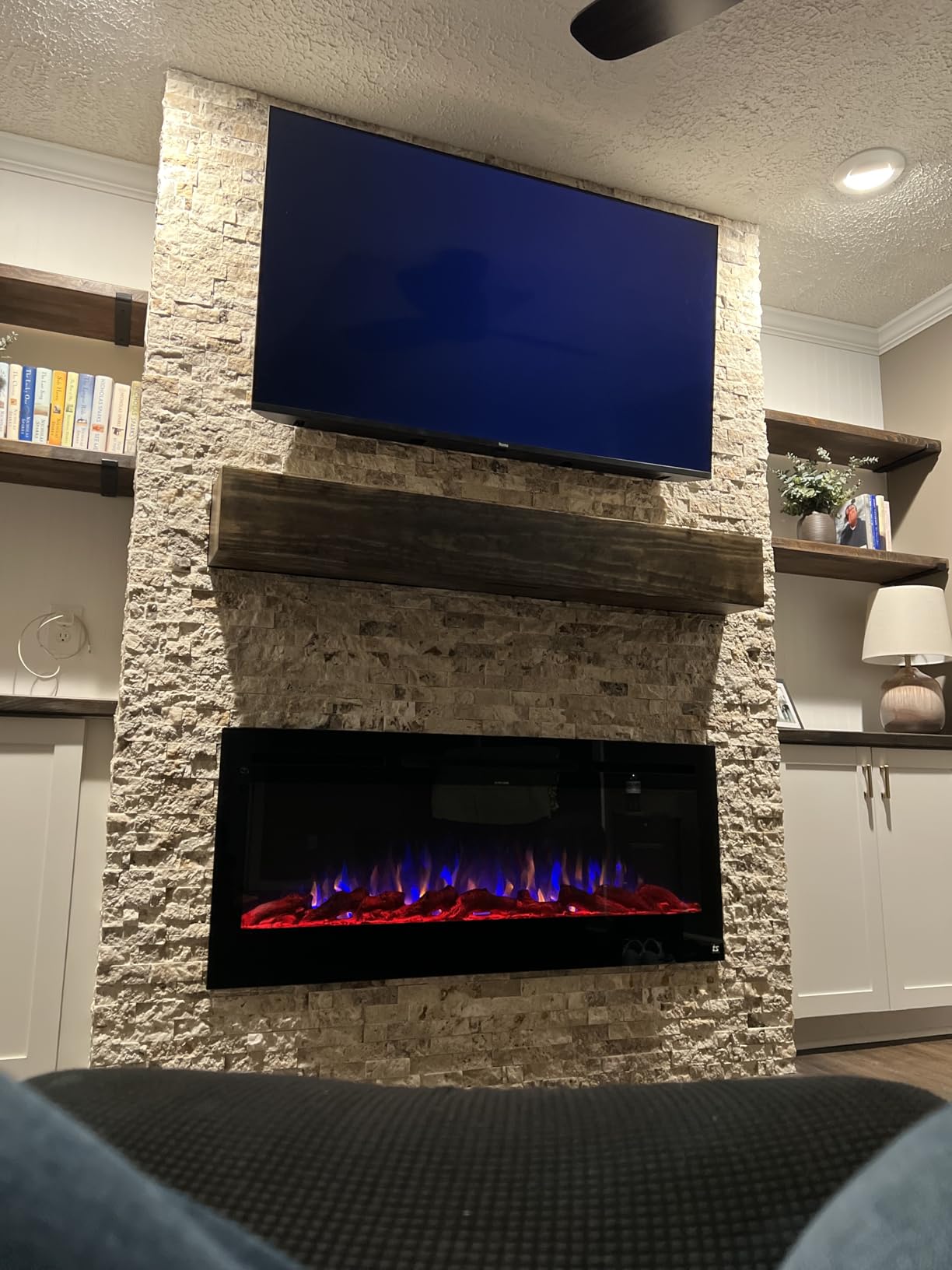 Touchstone Smart Electric Fireplace-The Sideline 45