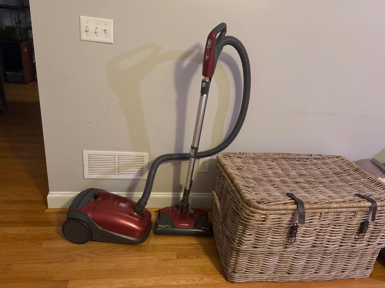 Kenmore 81214 200 Series Pet Friendly Lightweight Bagged Canister Vacuum with HEPA, 2 Motor System, and 3 Cleaning Tools-Orange customer photo 1