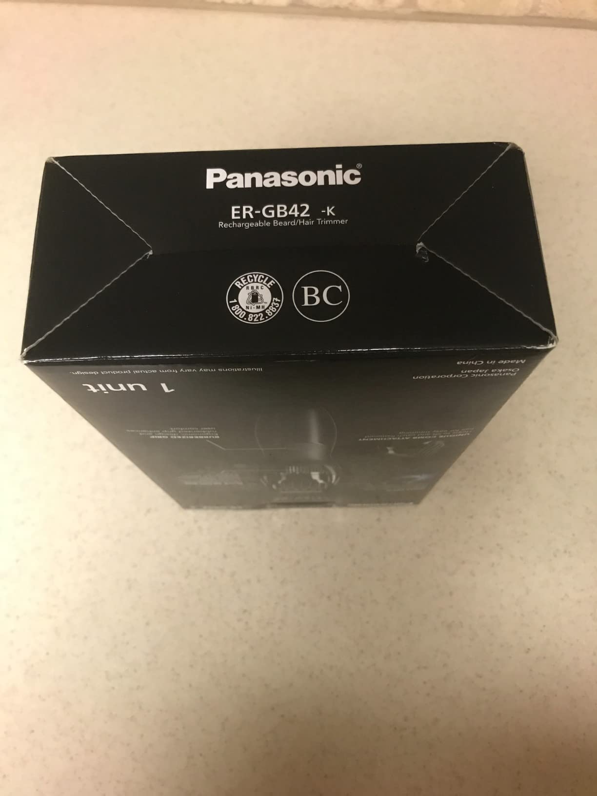 Panasonic Cordless Beard Trimmer for Men with Precision Dial, 19 Adjustable Length Settings, Rechargeable Battery, Washable, Birthday Gifts for Men, ER-GB42-K (Black) customer photo 1