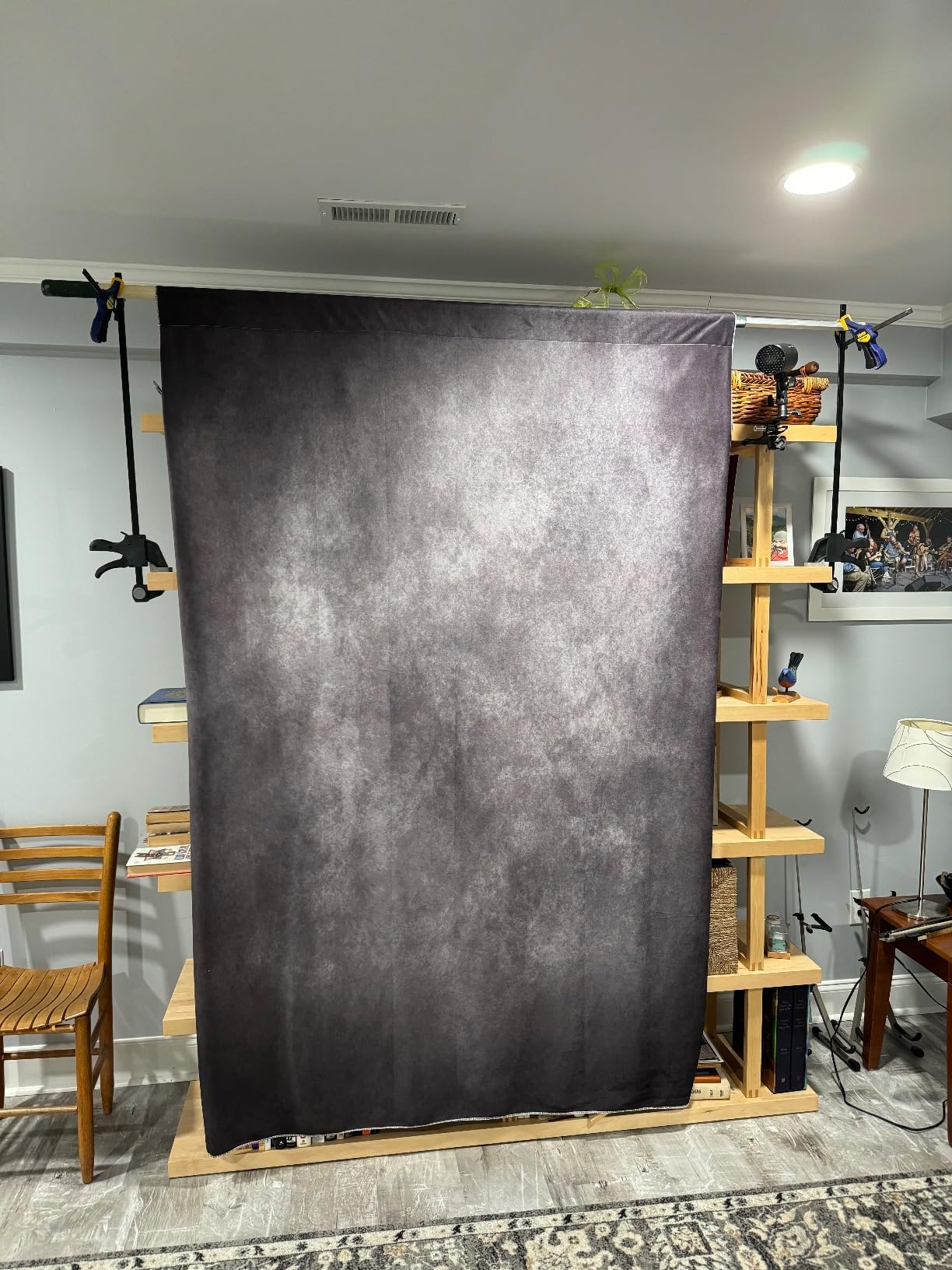 Kate 10x20ft/3m(W) x6m(H) Large Blue Backdrops Seamless Retro Blue Background Photography Props Studio Digital Printed Backdrop customer photo 1
