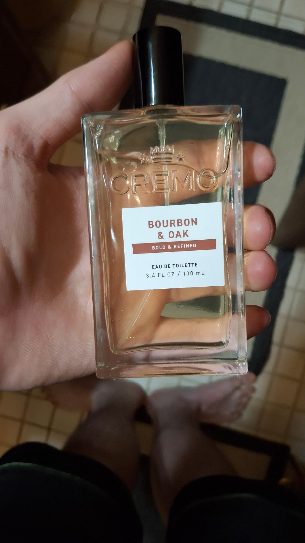 Cremo Cologne For Men - Bourbon & Oak Mens Cologne Spray, A Sophisticated Blend of Distiller’s Spice, Fine Bourbon and White Oak, Multi-Layered Signature Men's Fragrances, 3.4 Fl Oz customer photo 1