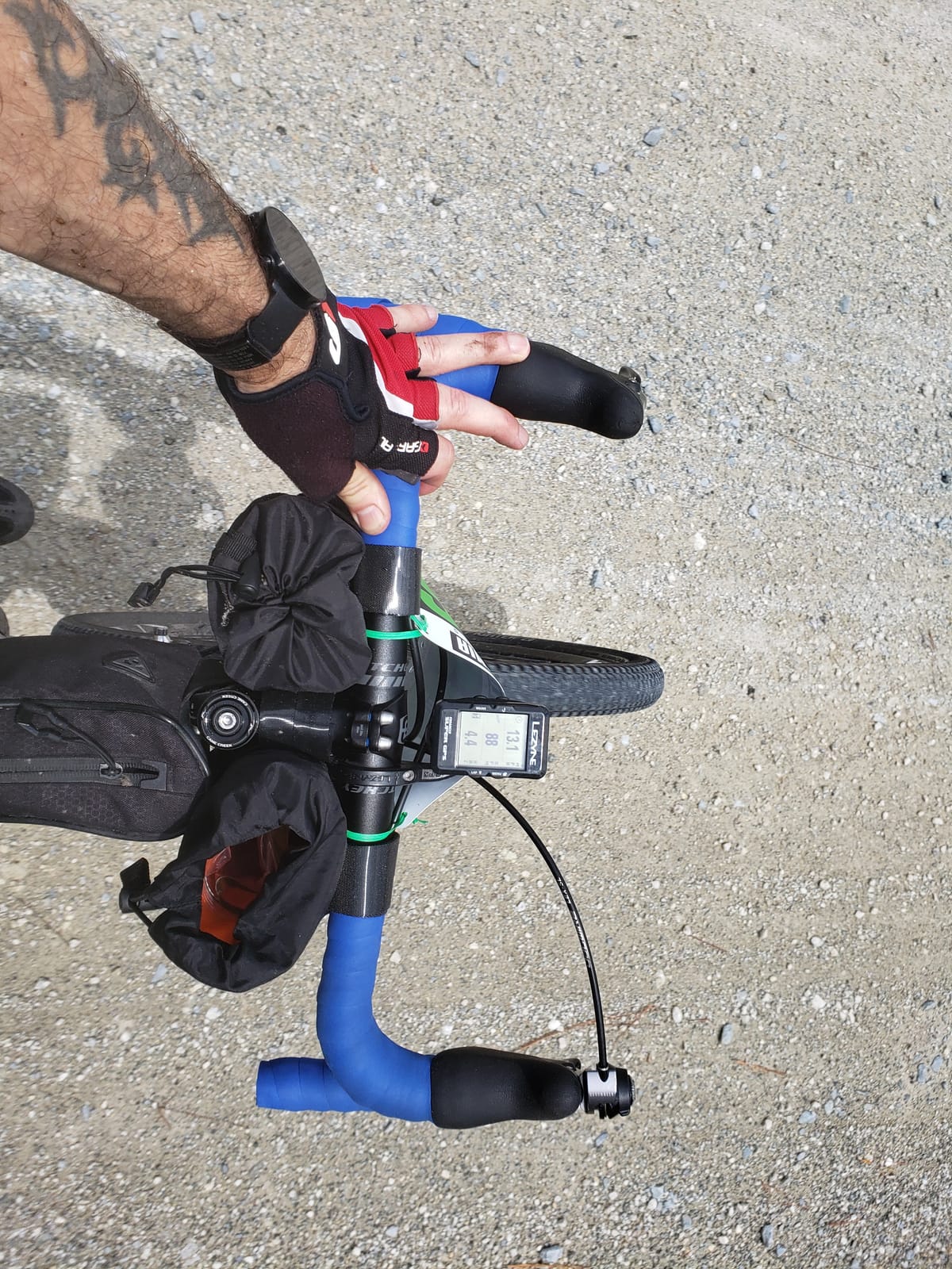 Bike Stem Bag | Bikepacking Food Snack Water Bottle Storage | Bicycle Touring Commuting Insulated Pouch customer photo 1