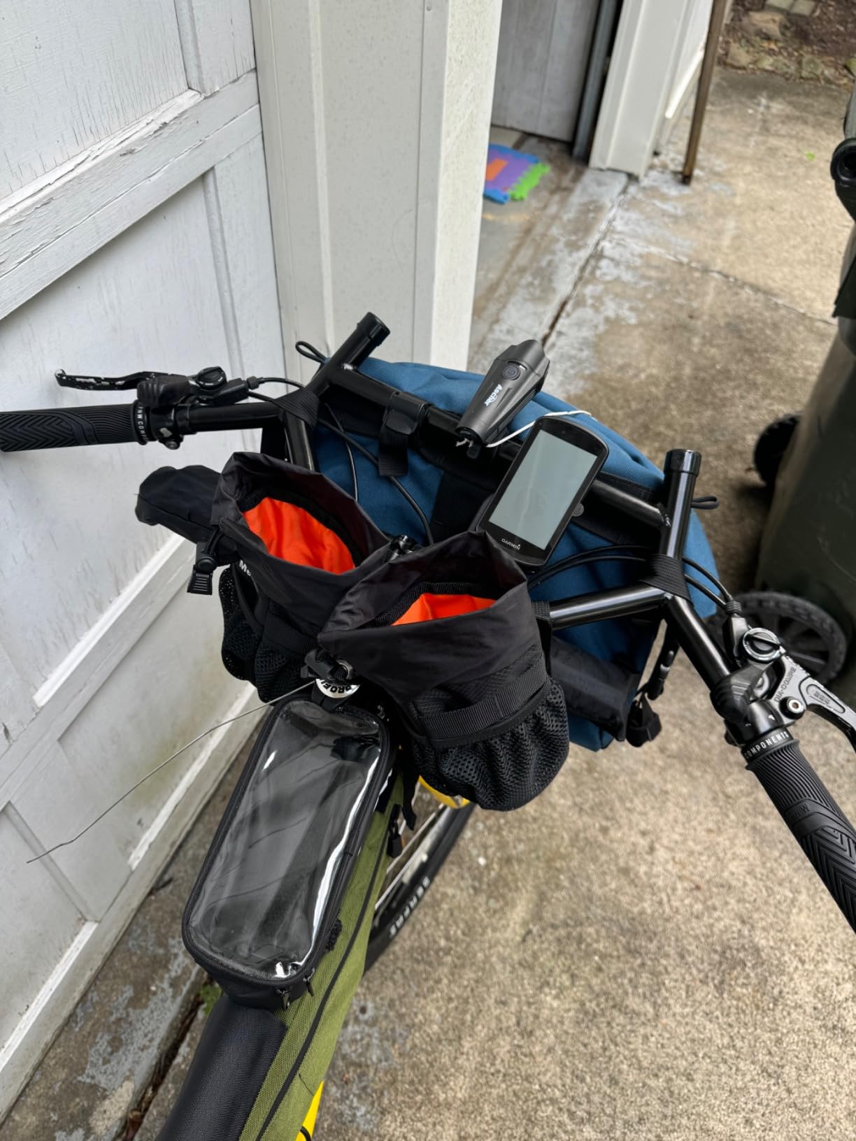 Bike Stem Bag | Bikepacking Food Snack Water Bottle Storage | Bicycle Touring Commuting Insulated Pouch customer photo 2