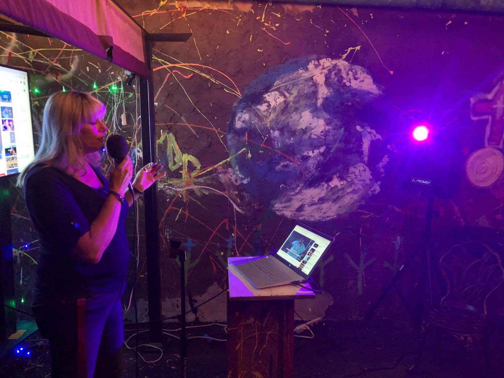 Stage Wash Light, JLPOW Super Bright Mini COB Par Can Lights with DMX and Remote Control, Smooth RGB Color Mixing DJ Up Lighting, for Wedding/Birthdays/Christmas Party Show Dance Gigs Bar Club Church customer photo 1