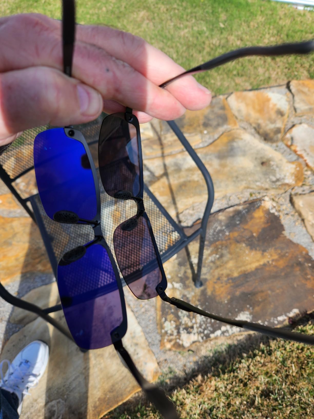 YIMI Polarized Photochromic Driving z87 Sunglasses For Men Women Day and Night safety glasses customer photo 2