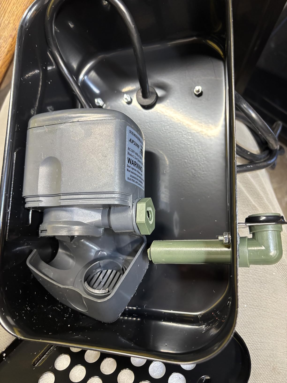 Parts Washer [20-Gallon Tank] | Solvent Capacity: 12-Gallon, 110V/60Hz, Overall Size: 30 in. L x 21 in. W x 34.500 H, 57 lbs, Pump Output: 317 gph customer photo 2