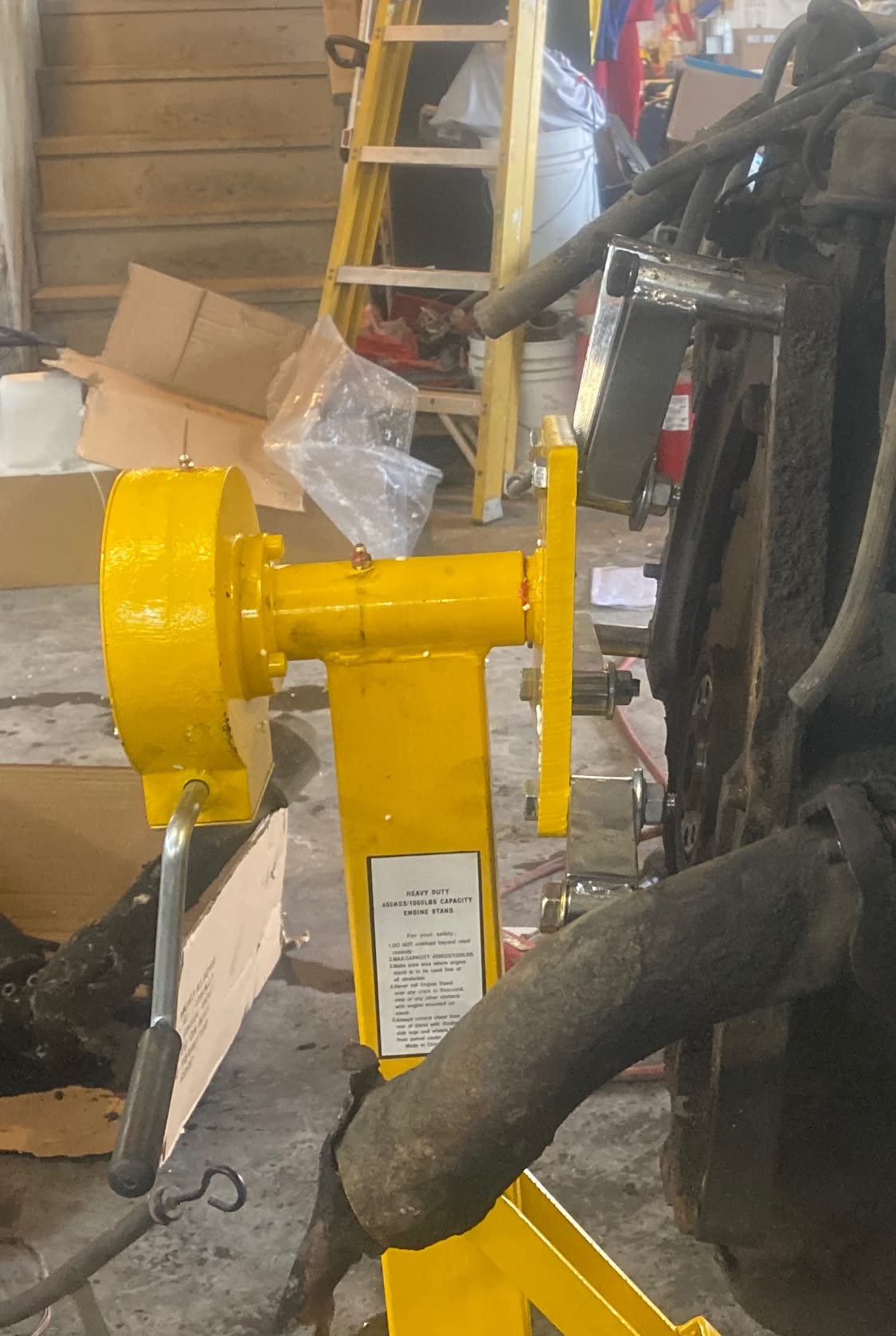 Rotating Engine Stand [1000 lb. Capacity] customer photo 2