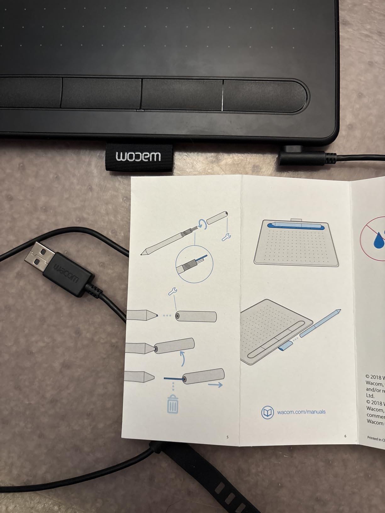 Wacom Intuos Small, Wired Graphic Drawing Tablet with Pen + Software | Battery-free pen, 4 ExpressKeys for shortcuts, works with Mac, Windows & Chromebook customer photo 1