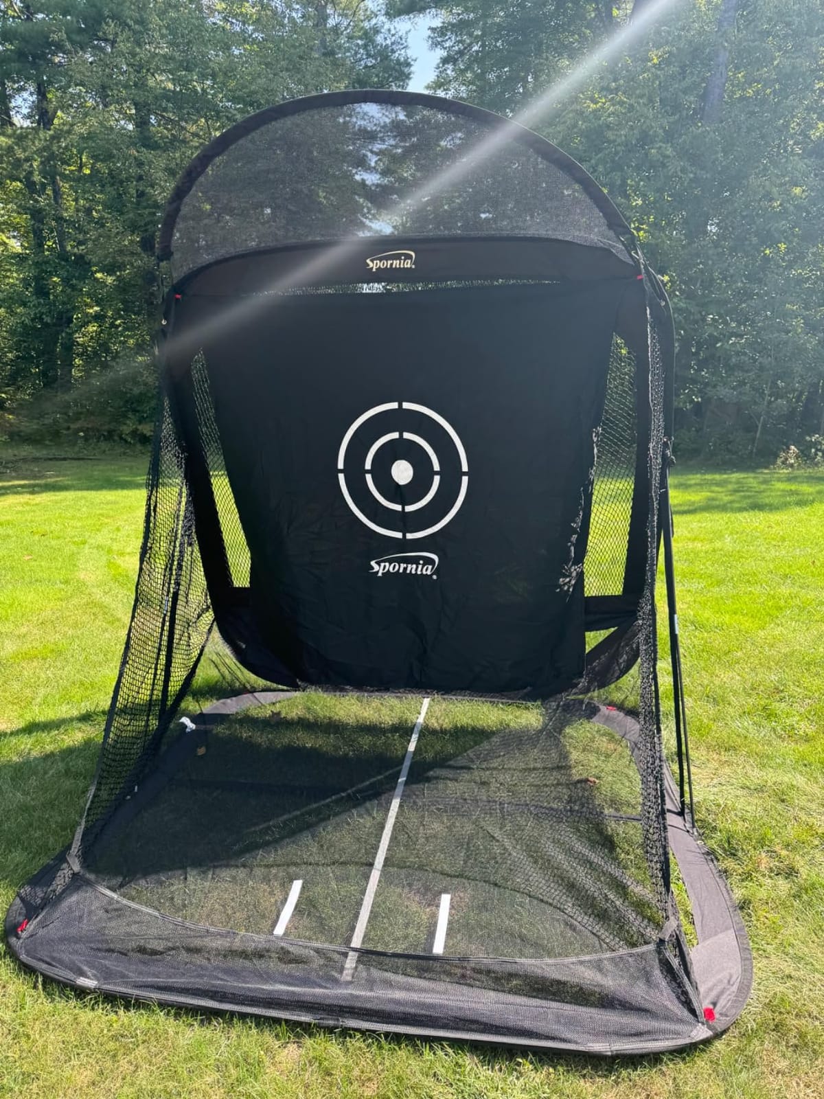 Spornia Spg-7 Golf Practice Net - Automatic Ball Return System w/Target Sheet, Two Side Barrier customer photo 1