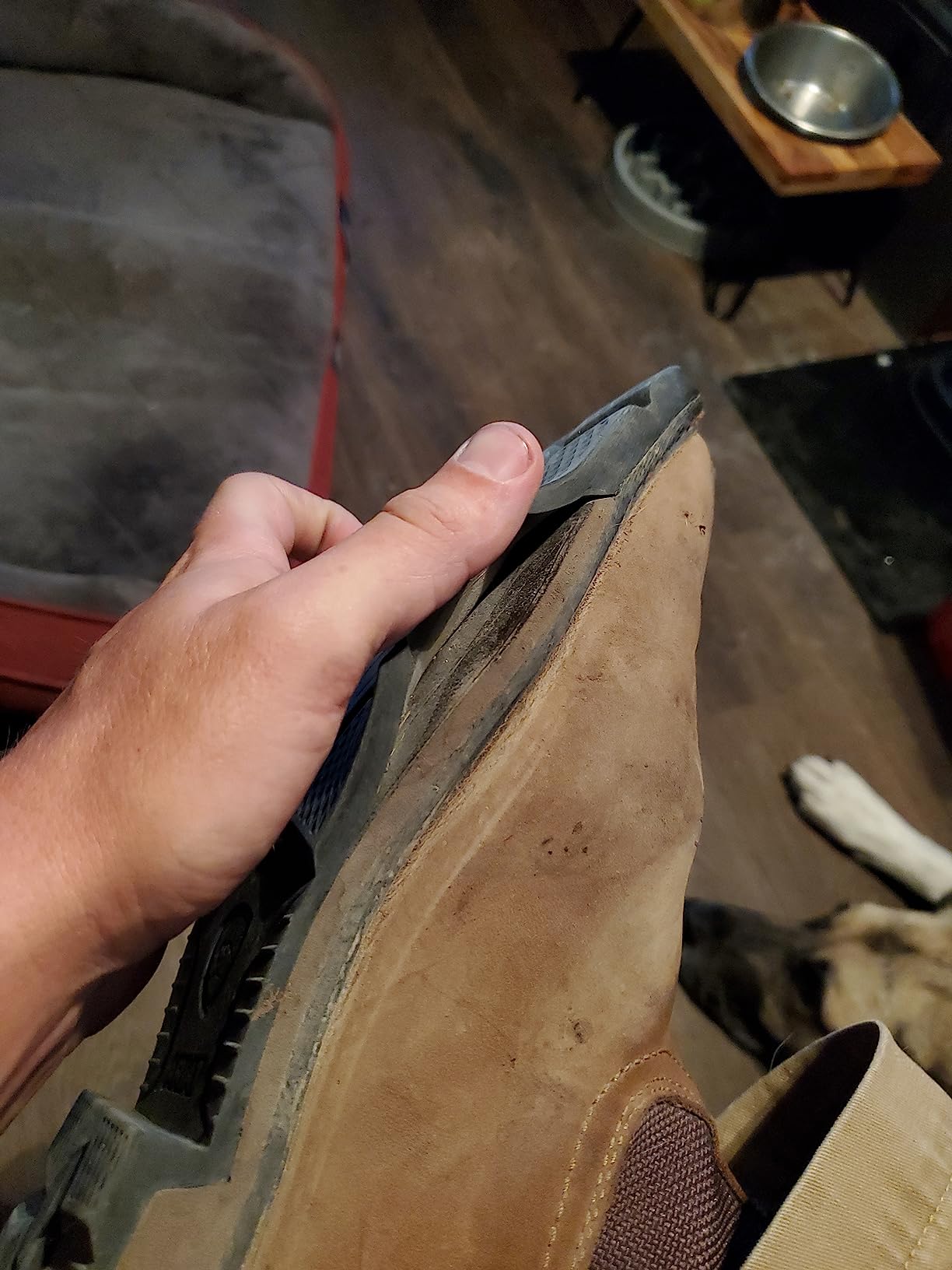ARIAT Men's Groundbreaker Wide Square Toe Waterproof Steel Toe Work Boot customer photo 2