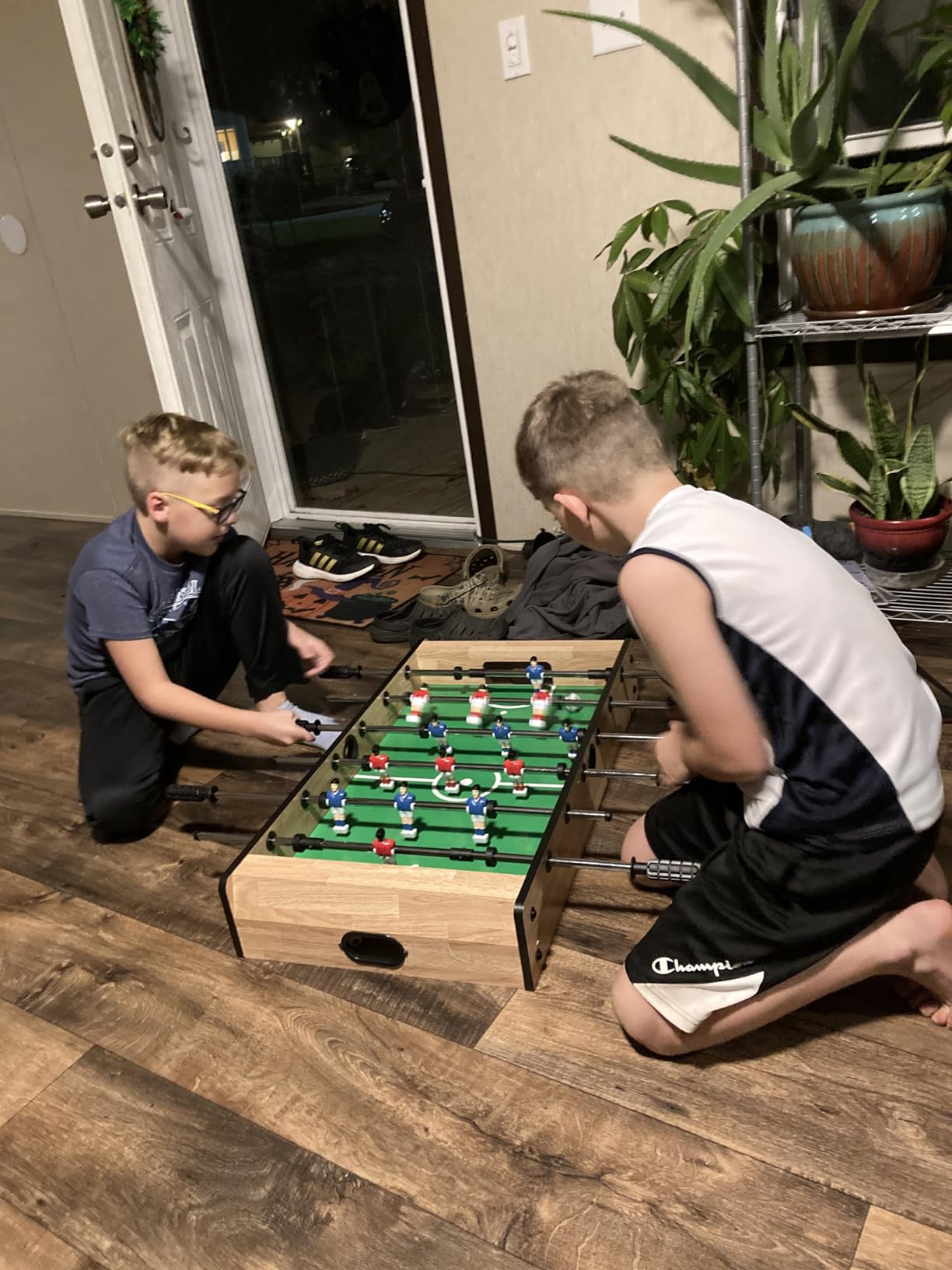 Best Choice Products 4-in-1 Multi Game Table, Childrens Combination Arcade Set w/Pool Billiards, Air Hockey, Foosball and Table Tennis customer photo 1