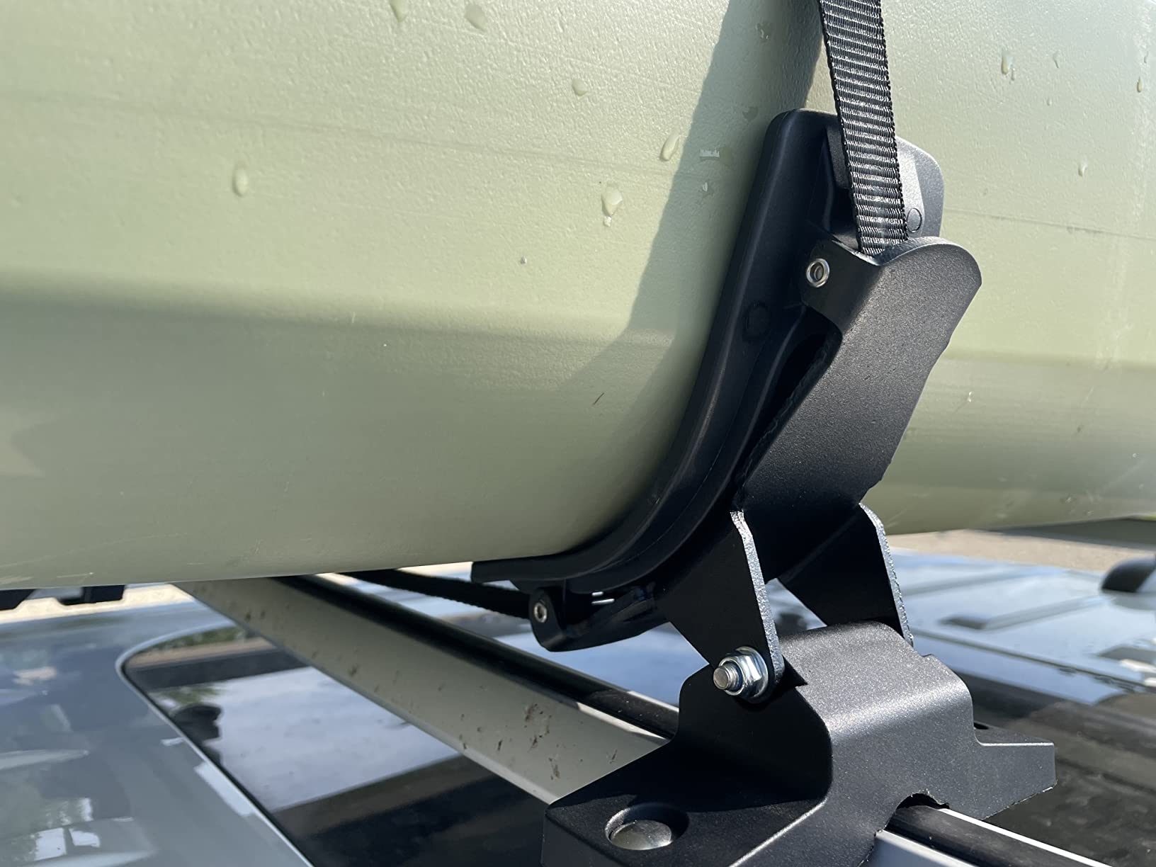 135LB Kayak Saddle, Aluminum Rustless Kayak Roof Rack with 1.5