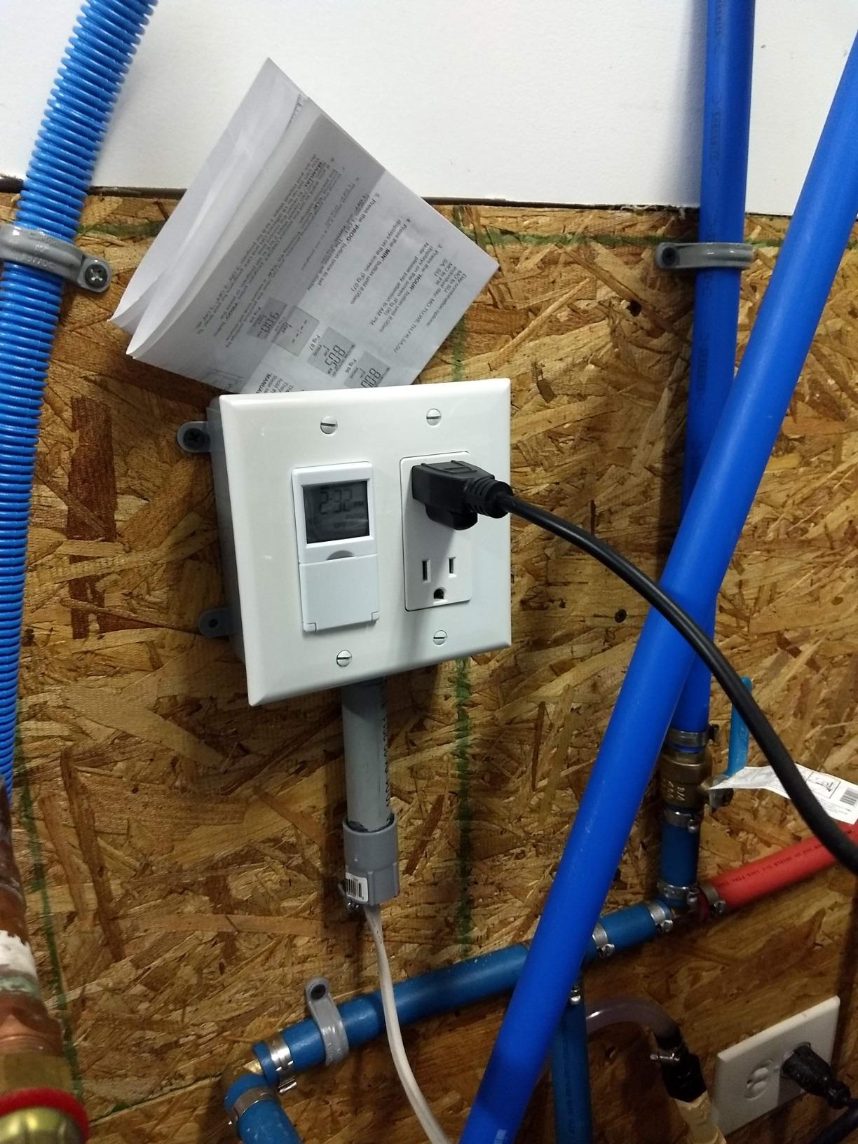 Hot Water Recirculating Pump,93W 3/4