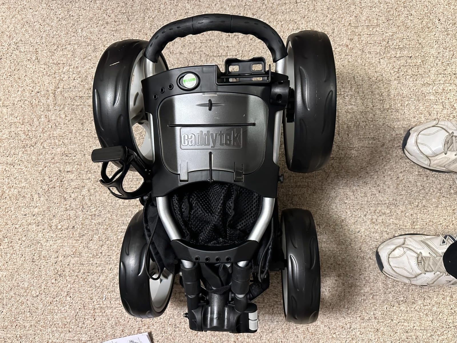 CaddytekCaddyTek Superlite 4 Wheel Golf Push Cart, Explorer Version 8 - customer photo 2
