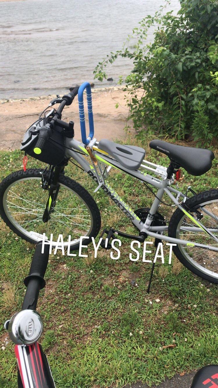 UrRider Child Bike Seat, Front Mount Kids Bike Seat,Fit Mountain Bikes, Cruiser Bikes, Folding Bikes, Ultra Light,Portable, Tool-Free, Quick-Release,Toddler Bike Seat for 2-6 Years(up to 60lbs) customer photo 2