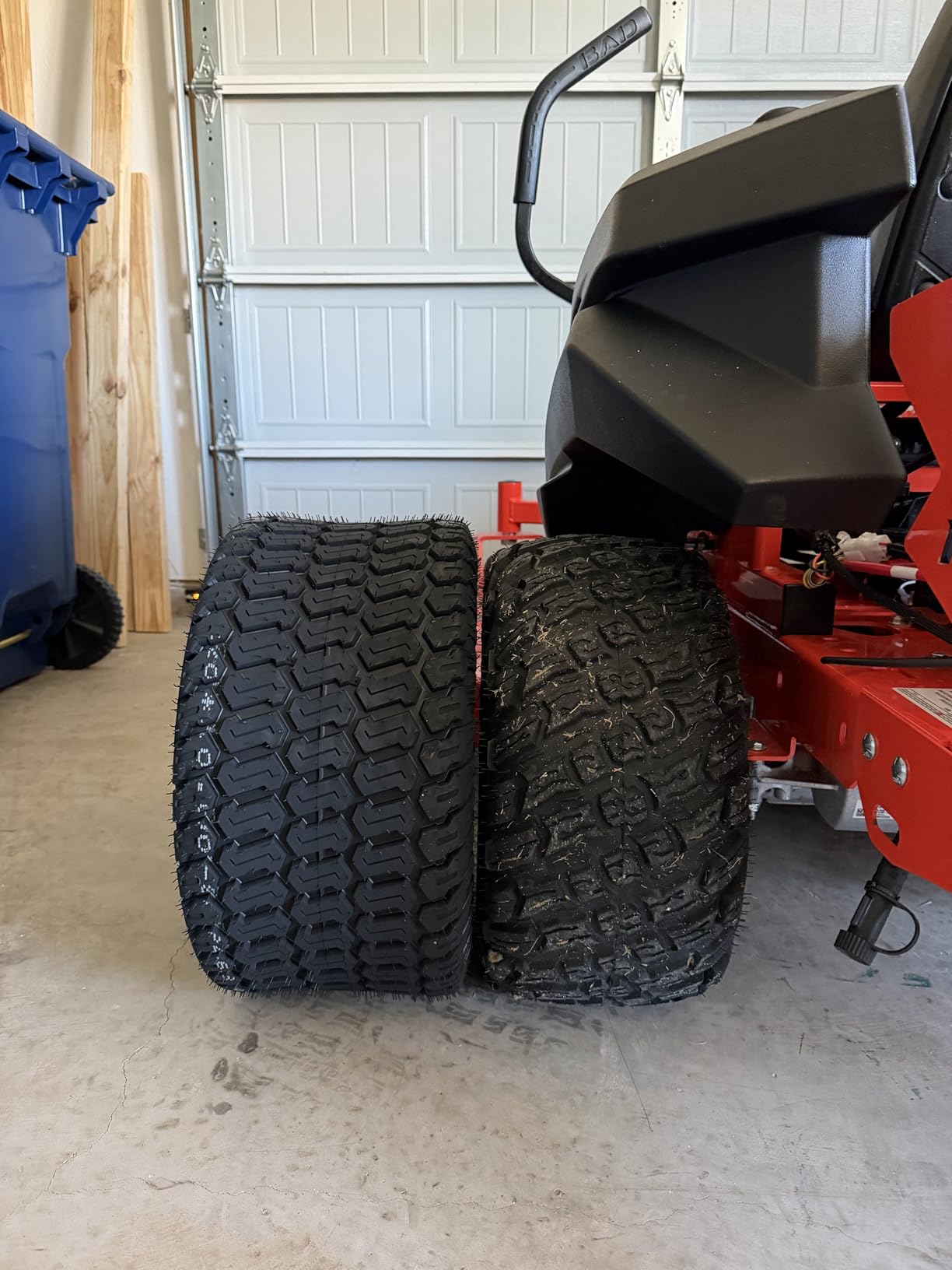 MaxAuto 20x10.00-8 Lawn Mower Tires, 20x10-8 Tractor Turf Tire, 20x10x8 NHS Tires, 4PR/Ply Tubeless, Set of 2 customer photo 2